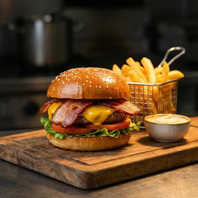 Nano Banana Pro - Gourmet Burger