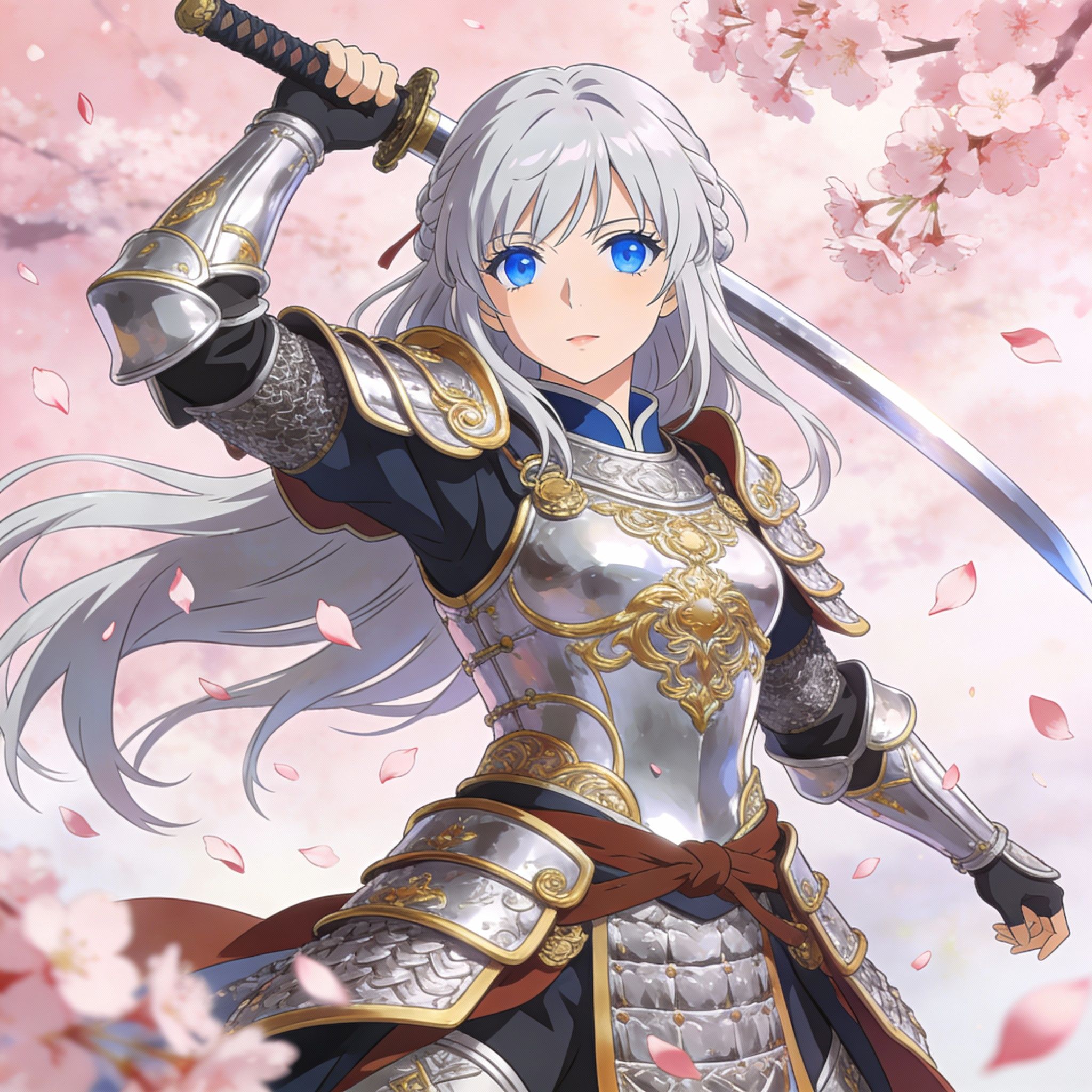 Seedream 4.5 - Anime Warrior