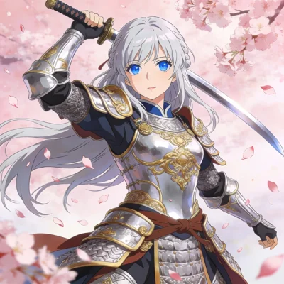 Seedream 4.5 - Anime Warrior