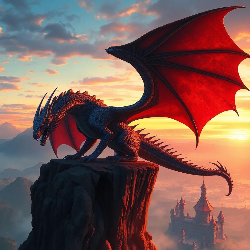 FLUX Schnell - Fantasy Dragon