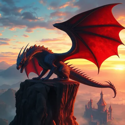 FLUX Schnell - Fantasy Dragon