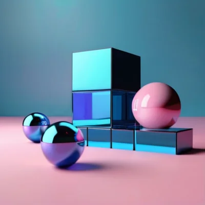 Realistic Stock Photo v2.0 - Abstract 3D Shapes