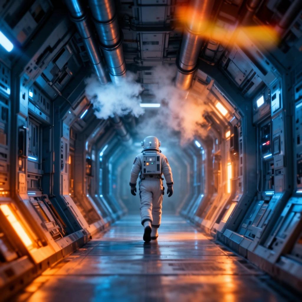 FLUX 2 Dev - Sci-Fi Corridor