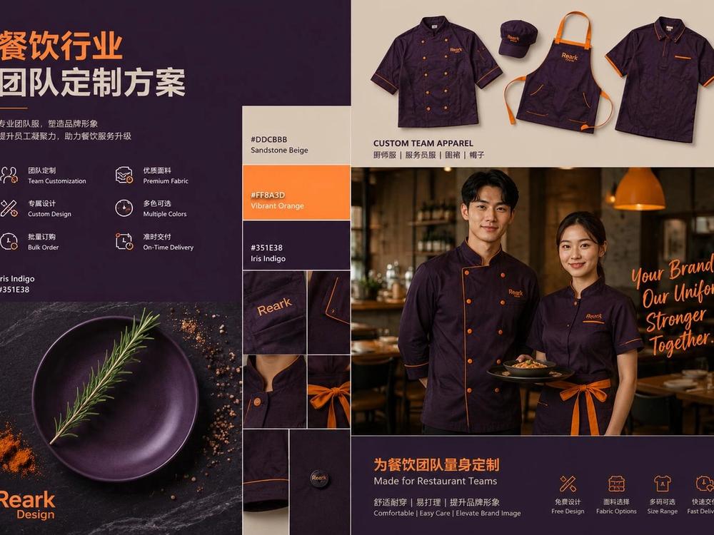 Before the first dish arrives, your team has already introduced the brand.  For restaurant teams, uniforms need to balance brand identity, comfort, durability and daily practicality — because looking good is easy for five minutes. Doing it through a full shift is another story.