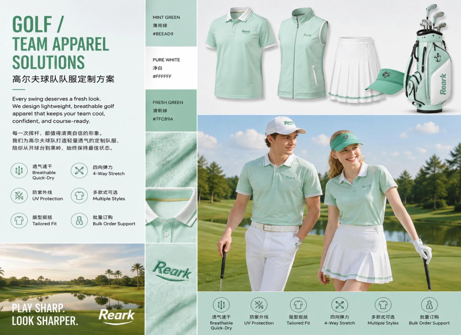 #GolfApparel #GolfTeam #GolfClub #CustomGolfPolo #GolfMalaysia #Reark