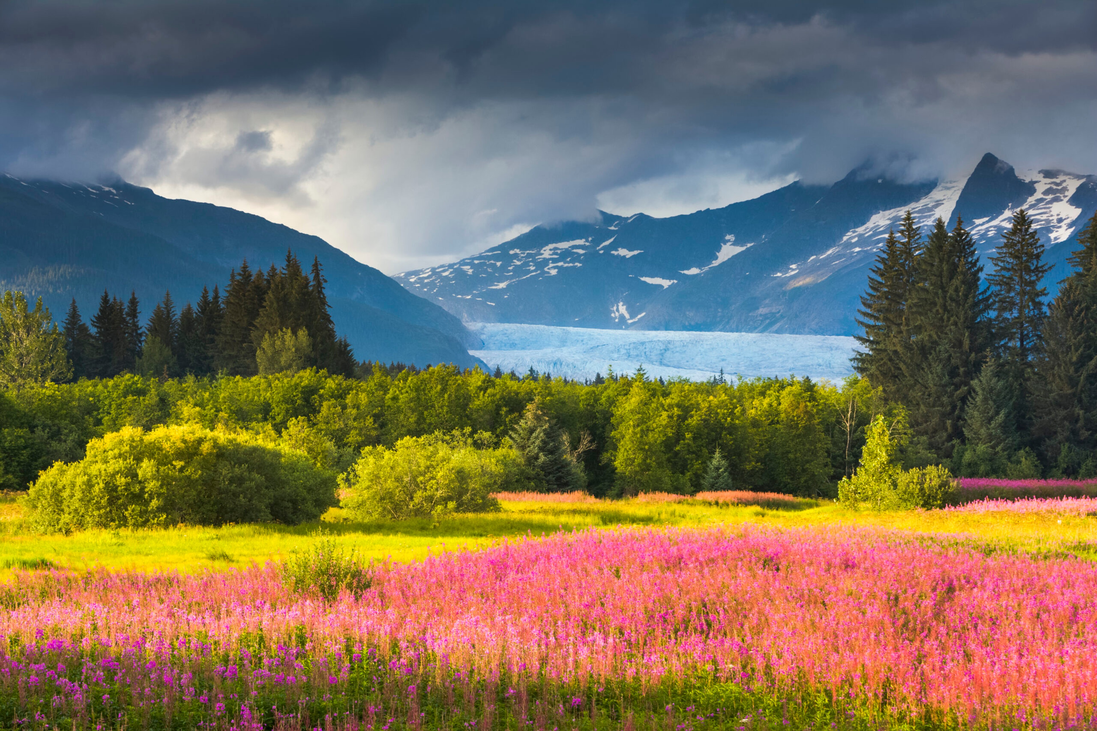 Nothing between you and the view of Mendenhall Glacier in Alaska./Getty photo by Patrick J. Endres