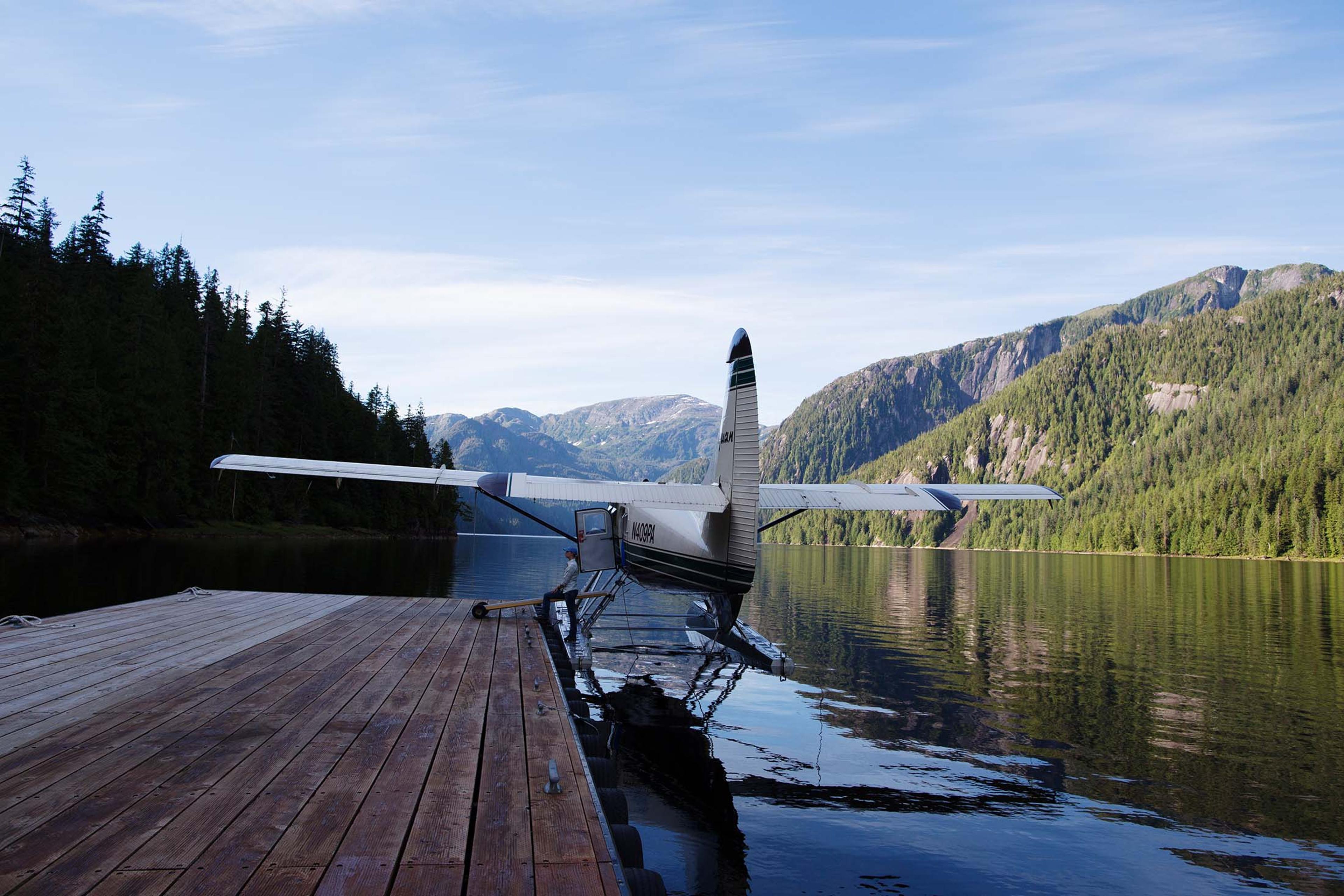 Landing on a hidden lake, Misty Fjords, Alaska./Lucia Griggi