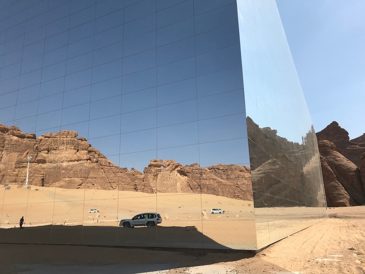 AlUla's Maraya Concert Hall is the largest mirrored building in the world./Veronica Stoddart