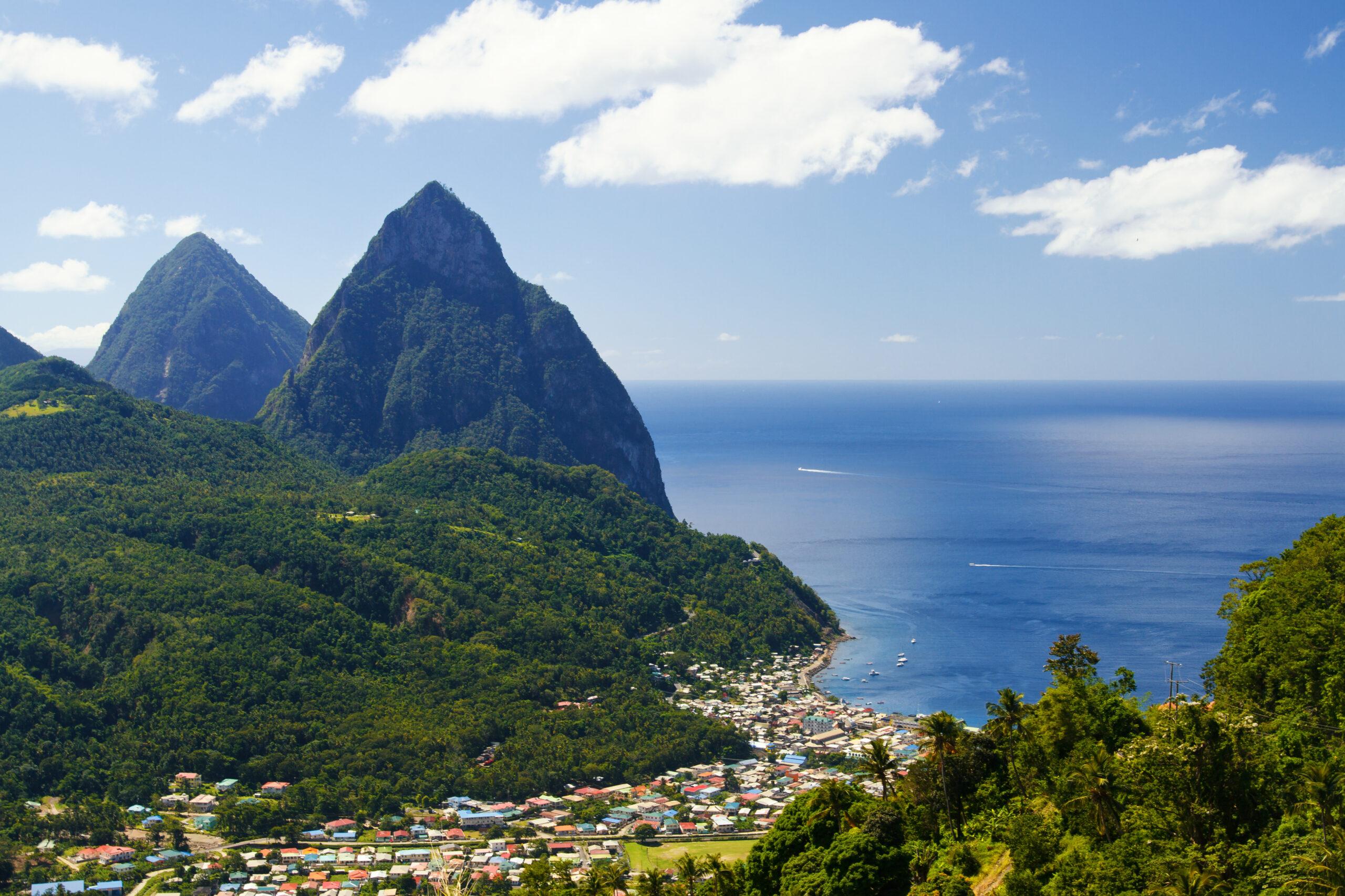 The Pitons, St. Lucia/Shutterstock
