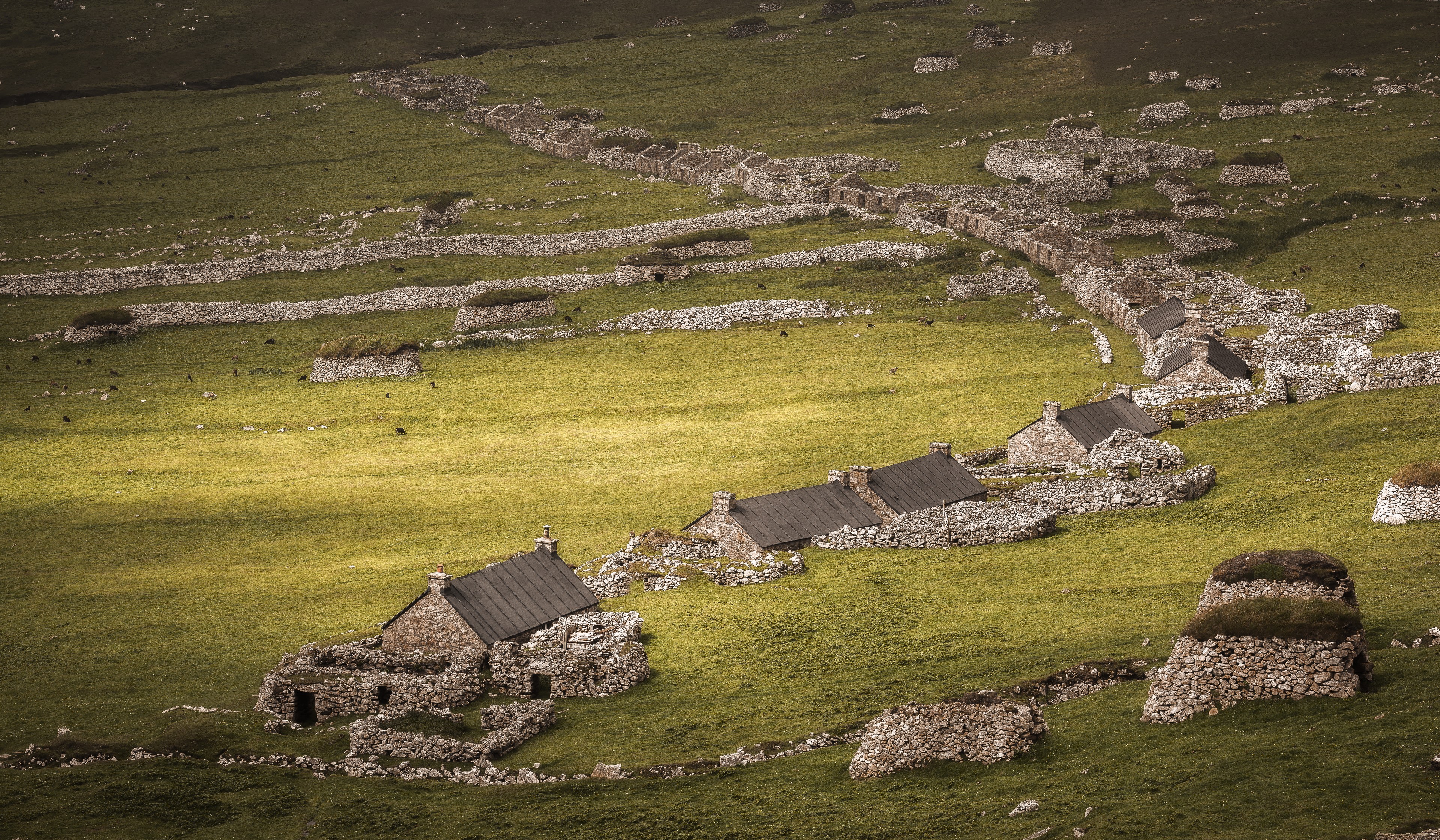 St Kilda, three Atlantic Islands in Scotland's Outer Hebrides, is a nature reserve and a UNESCO World Heritage site./Getty Images