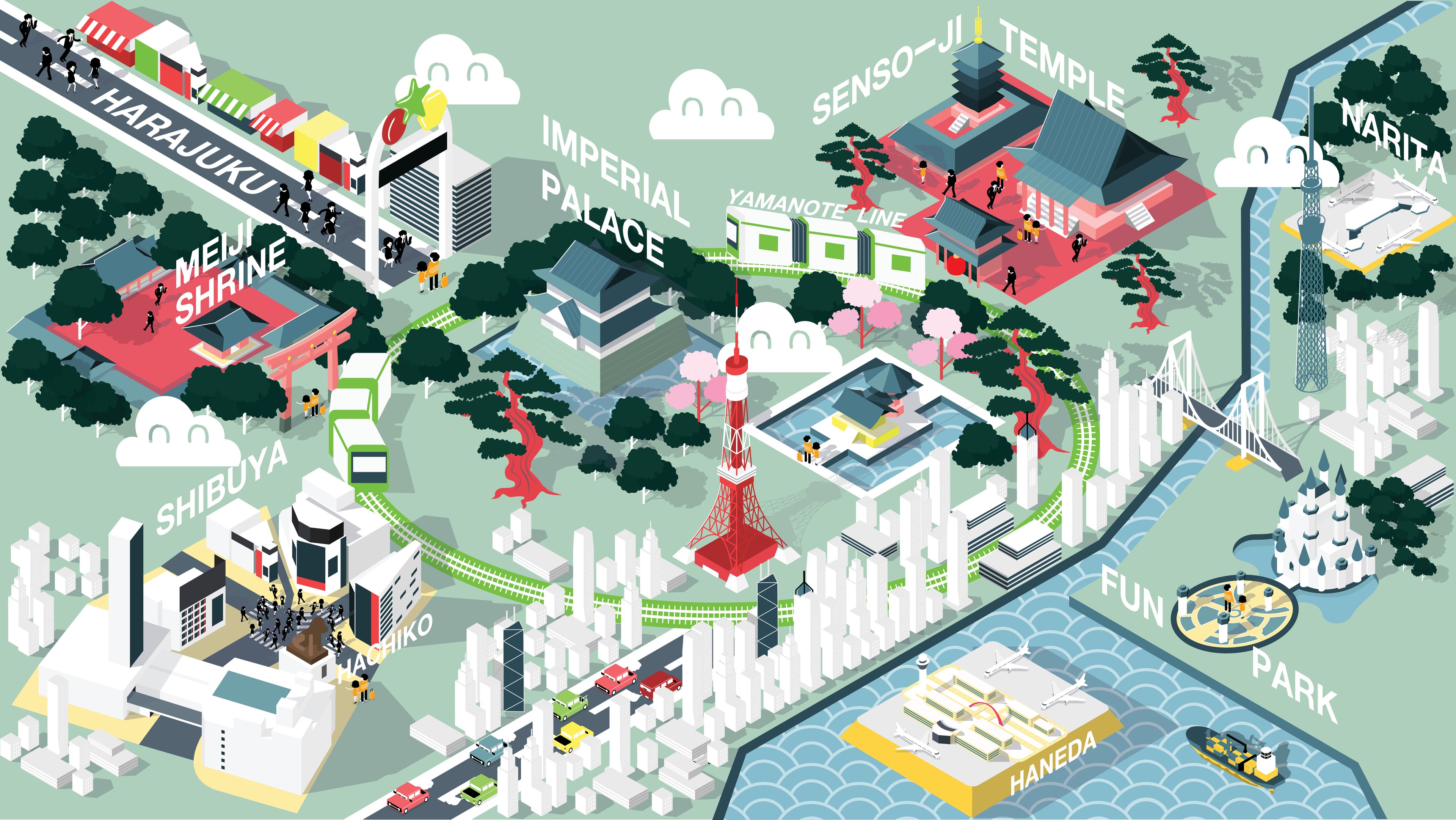 Tokyo is a city of neighborhoods./Shutterstock