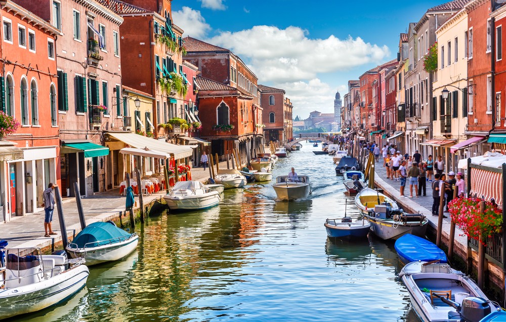 Venice's Murano, hub of artisan glassmaking. Photo by Shutterstock