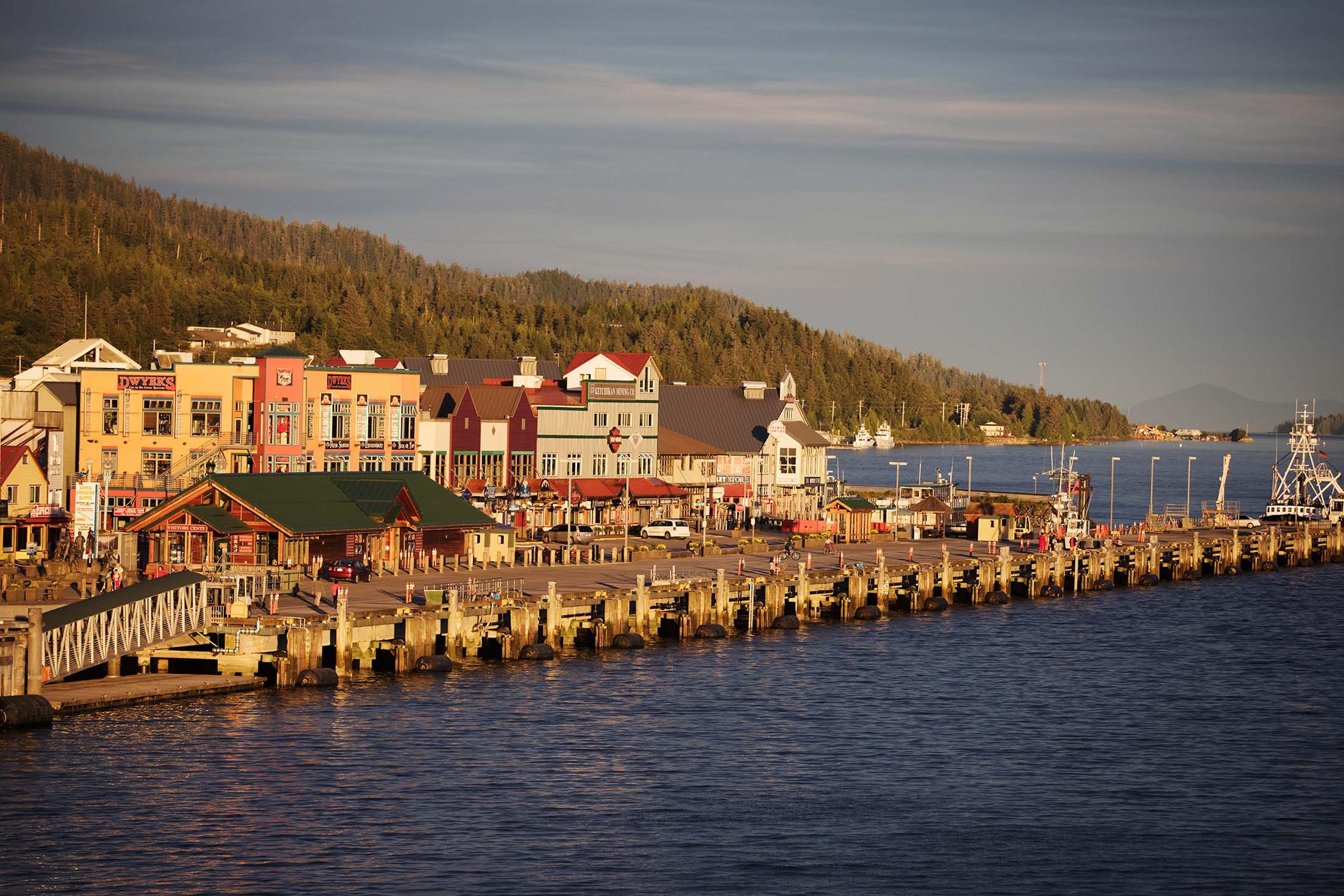 The town of Ketchikan, in Alaska./Lucia Griggi