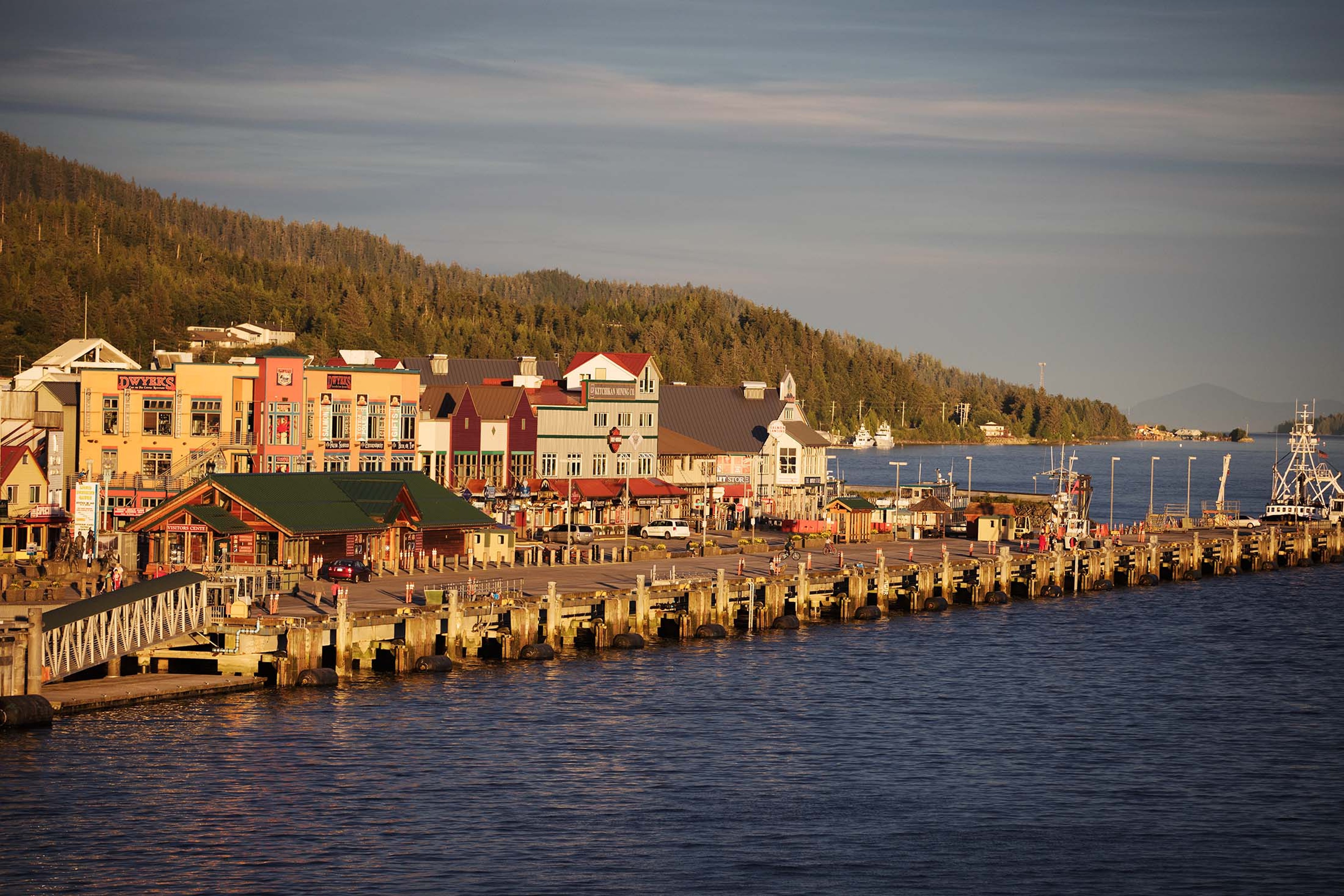 The town of Ketchikan, in Alaska./Lucia Griggi