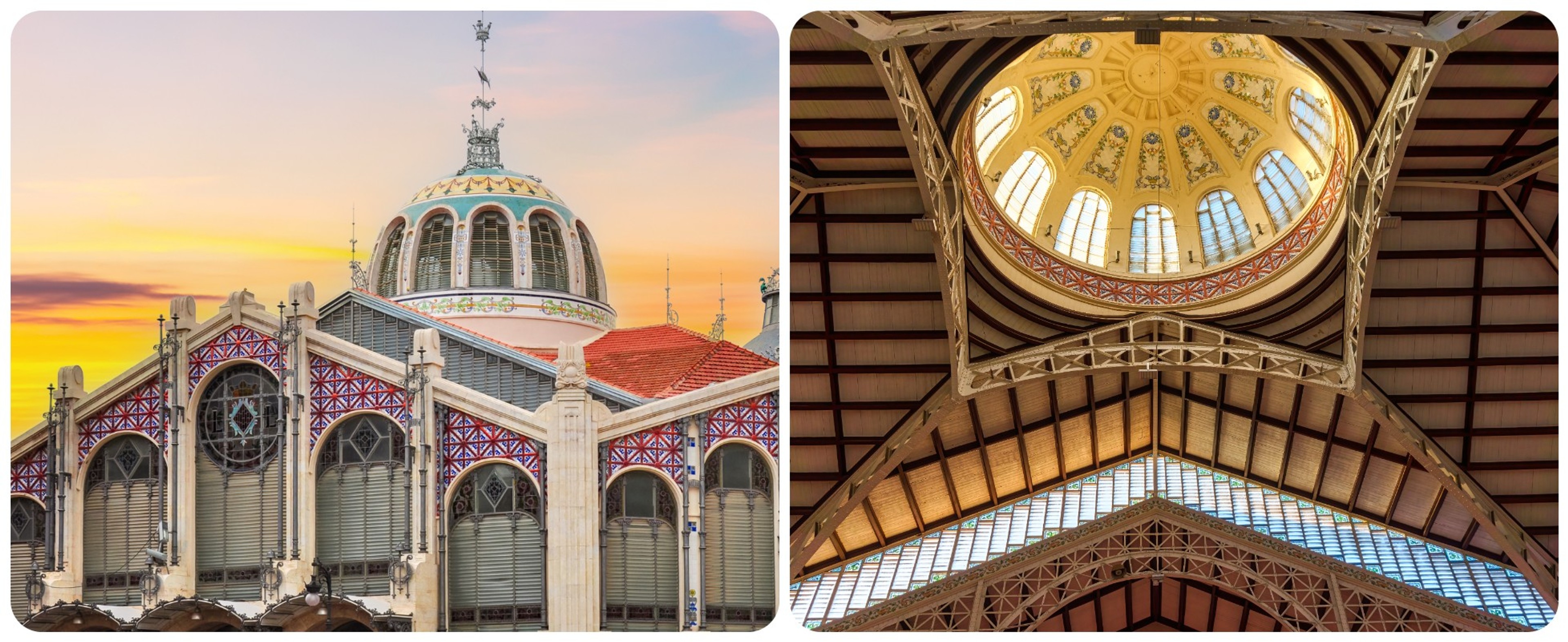 The Mercat Central, or central market, of Valencia, Spain/Getty Images