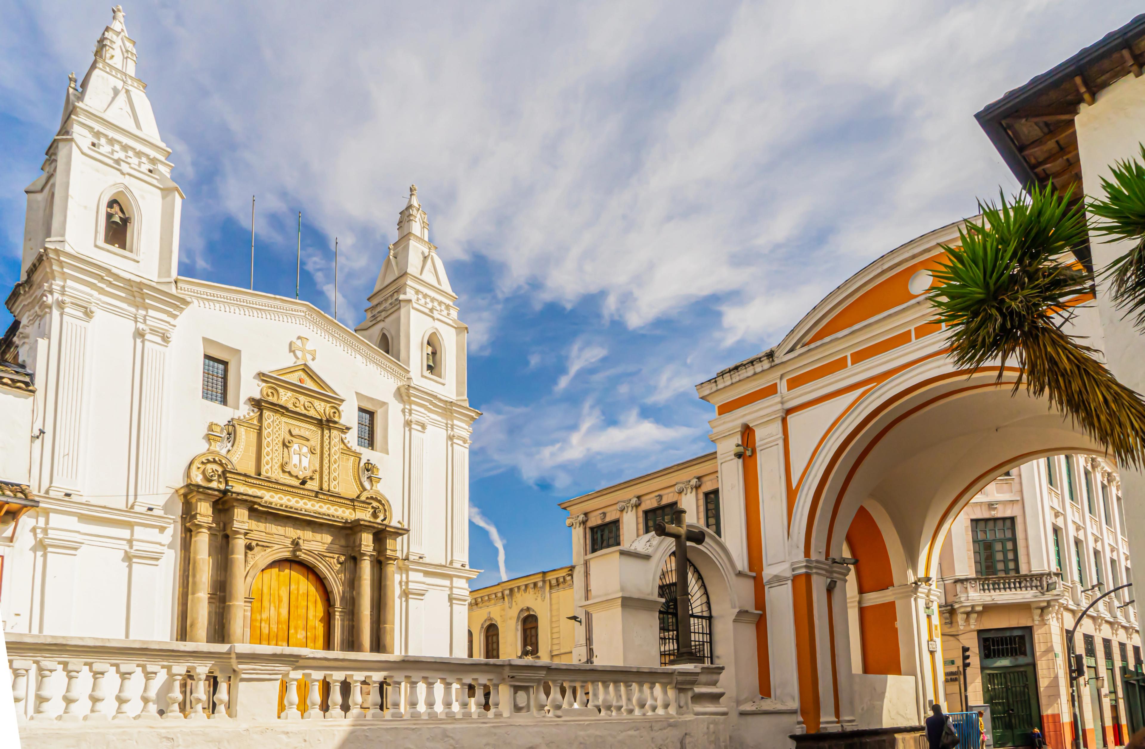 A pre-cruise stay in Quito's Old Town before we head out on our Galápagos cruise. Photo via Shutterstock.