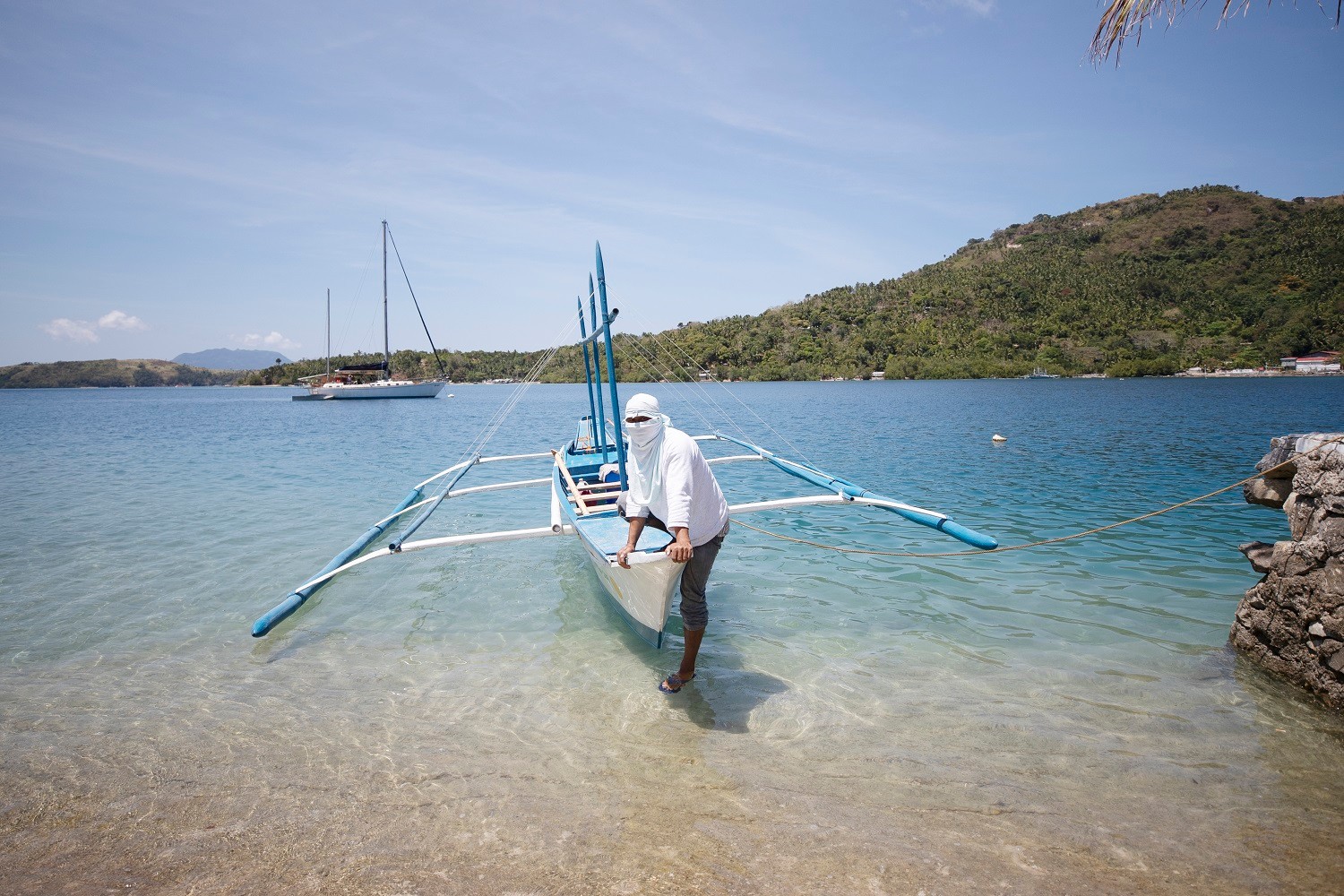A traditional bangka boat — long used to travel between islands in the Philippines./Lucia Griggi