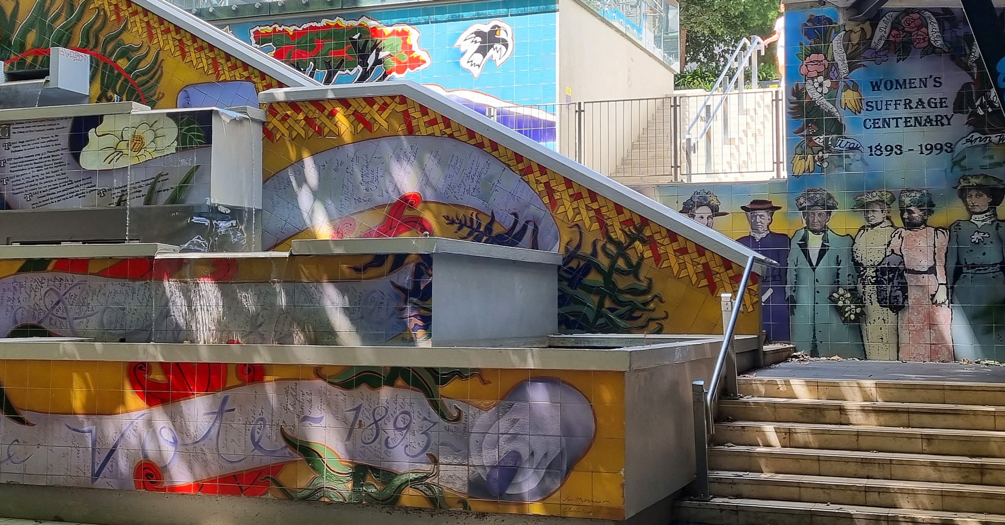 Women's Suffrage Square Auckland/Wikimedia Commons photo by Itineris55