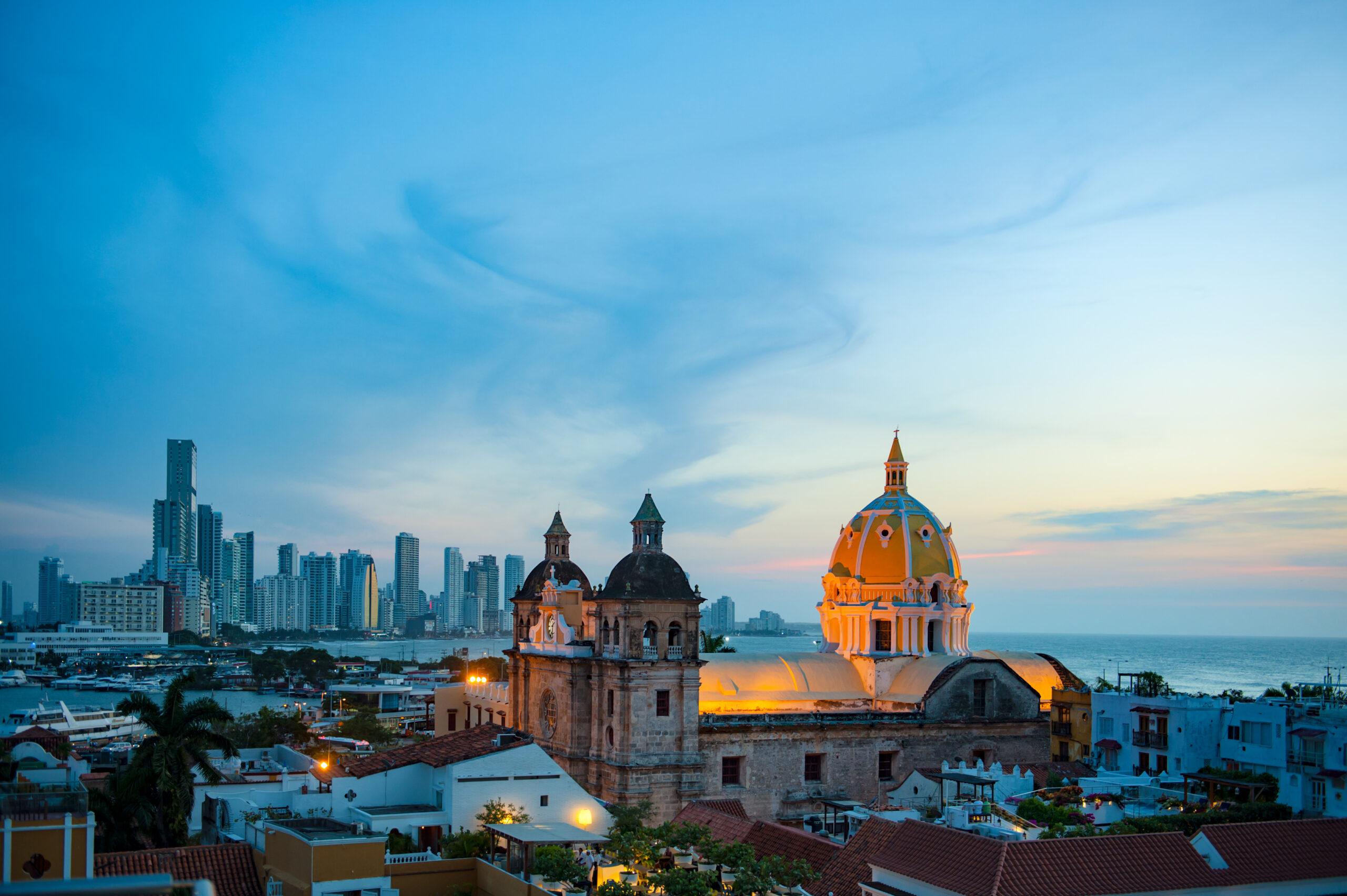 Old town Cartagena, Colombia, a UNESCO World Heritage Site./Shutterstock
