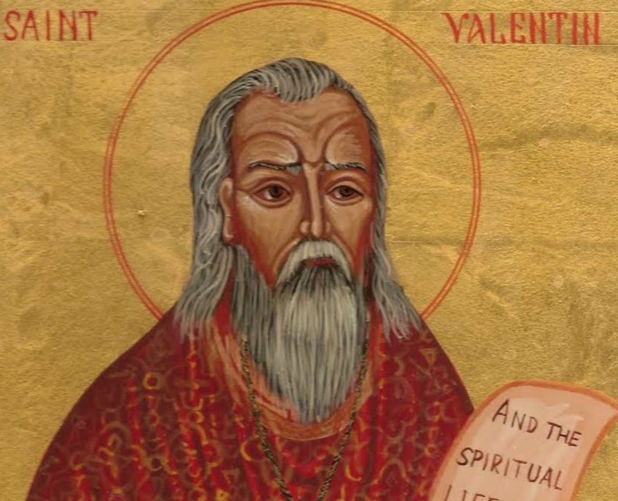 A depiction of St. Valentine from the 5th century CE/Wikimedia Commons