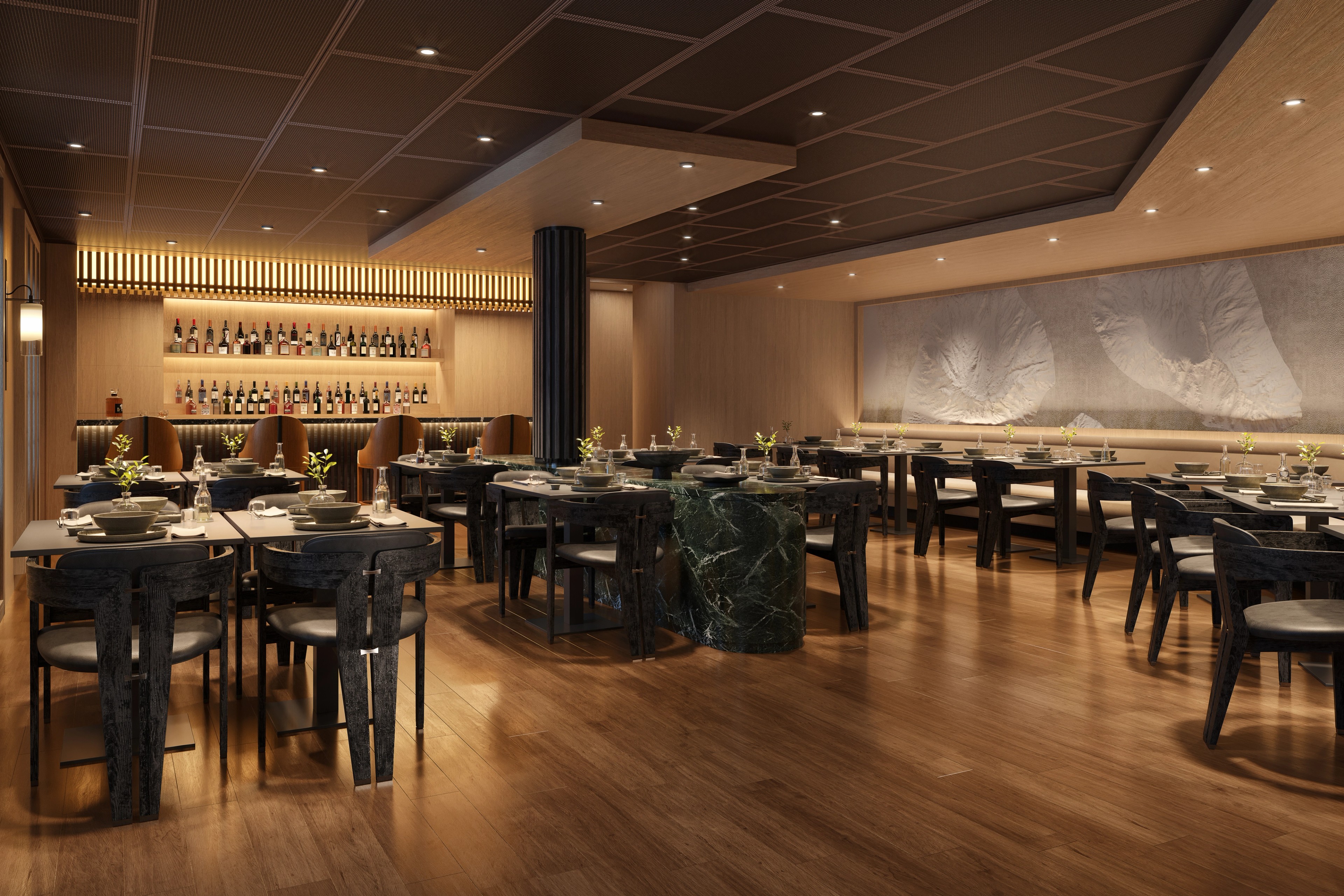 Rendering: On Silver Nova, Kaiseki