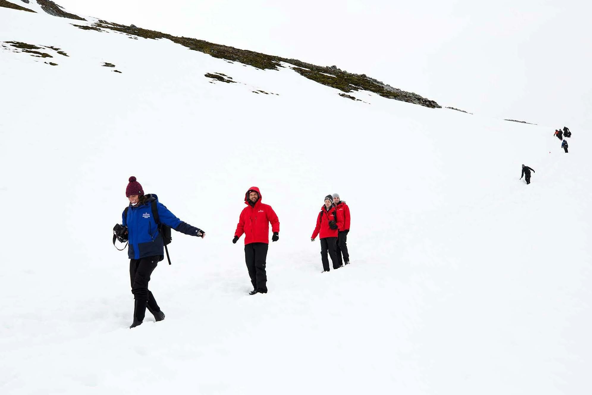 Silversea guests explore the landscapes of Antarctica./Silversea Guest