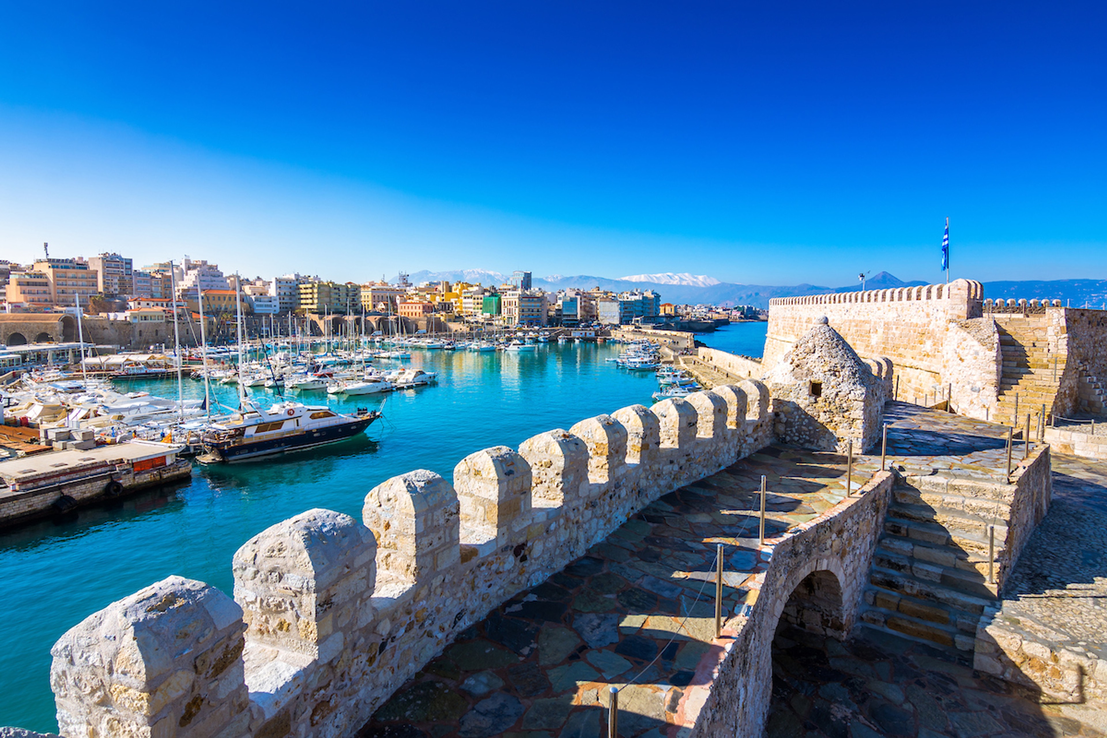 Built by the Republic of Venice in the 16th Century, Heraklion's Koules fortress is one of the city's most iconic sights./Shutterstock