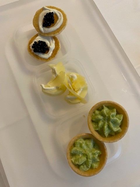 And, if for some reason you cannot make it to the dining room, canapes can be delivered to your suite./Photo by Jane Wooldridge for Silversea