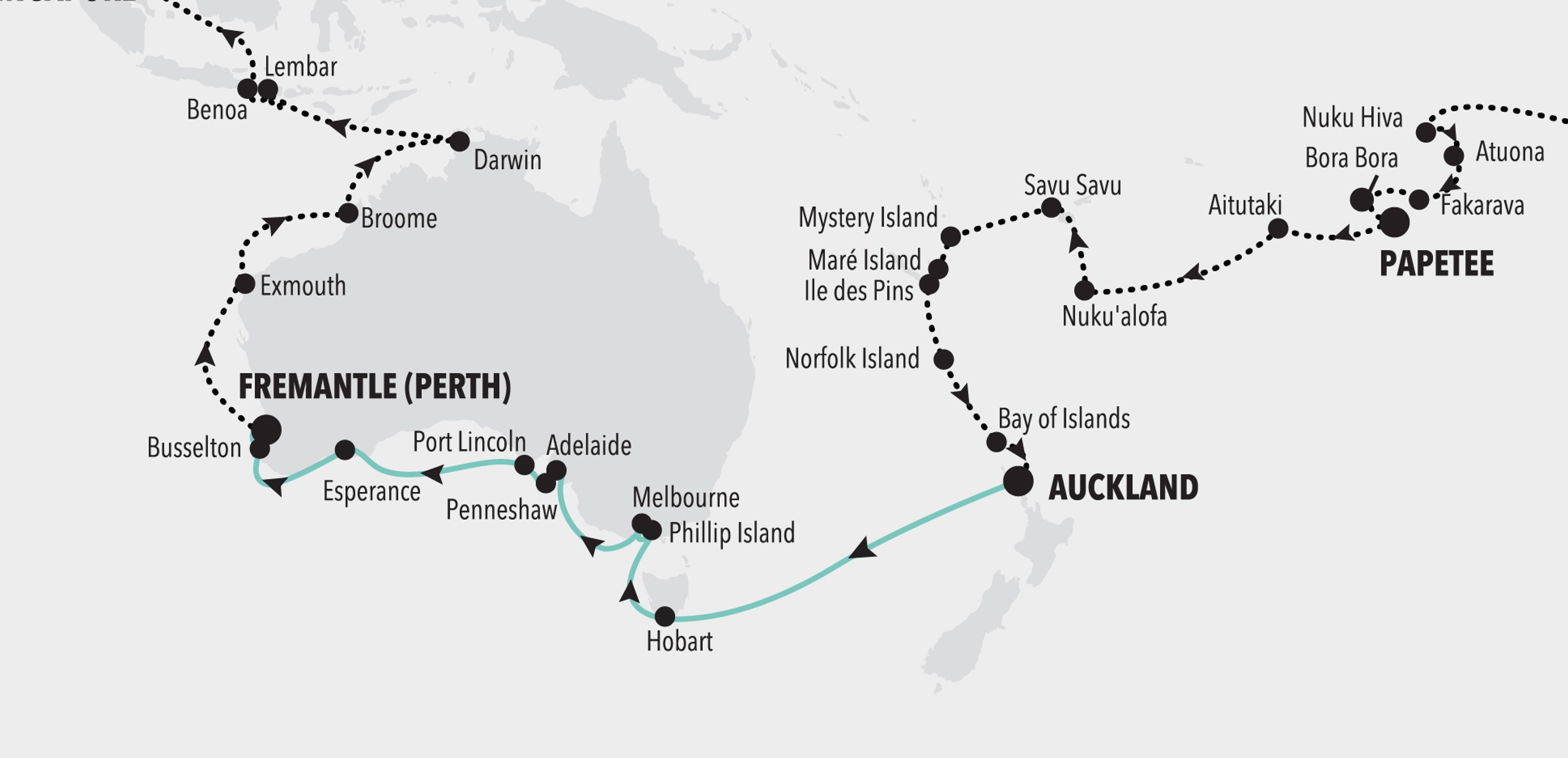 "The Curious and the Sea," Silversea's World Cruise 2026, Segment 4