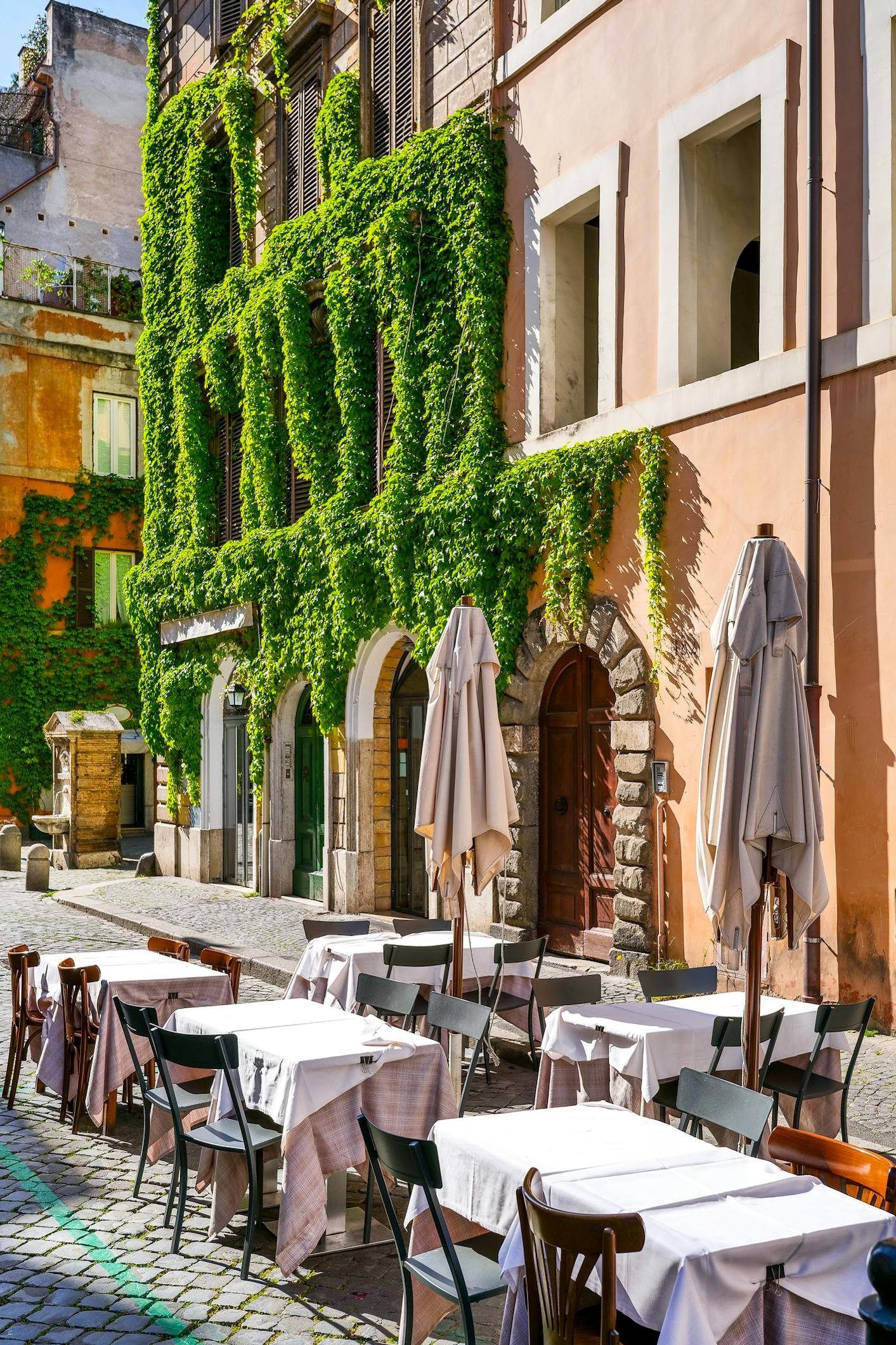 A typical restaurant in Prati, near Vatican City and the square of the St. Peter's Basilica./Getty Images