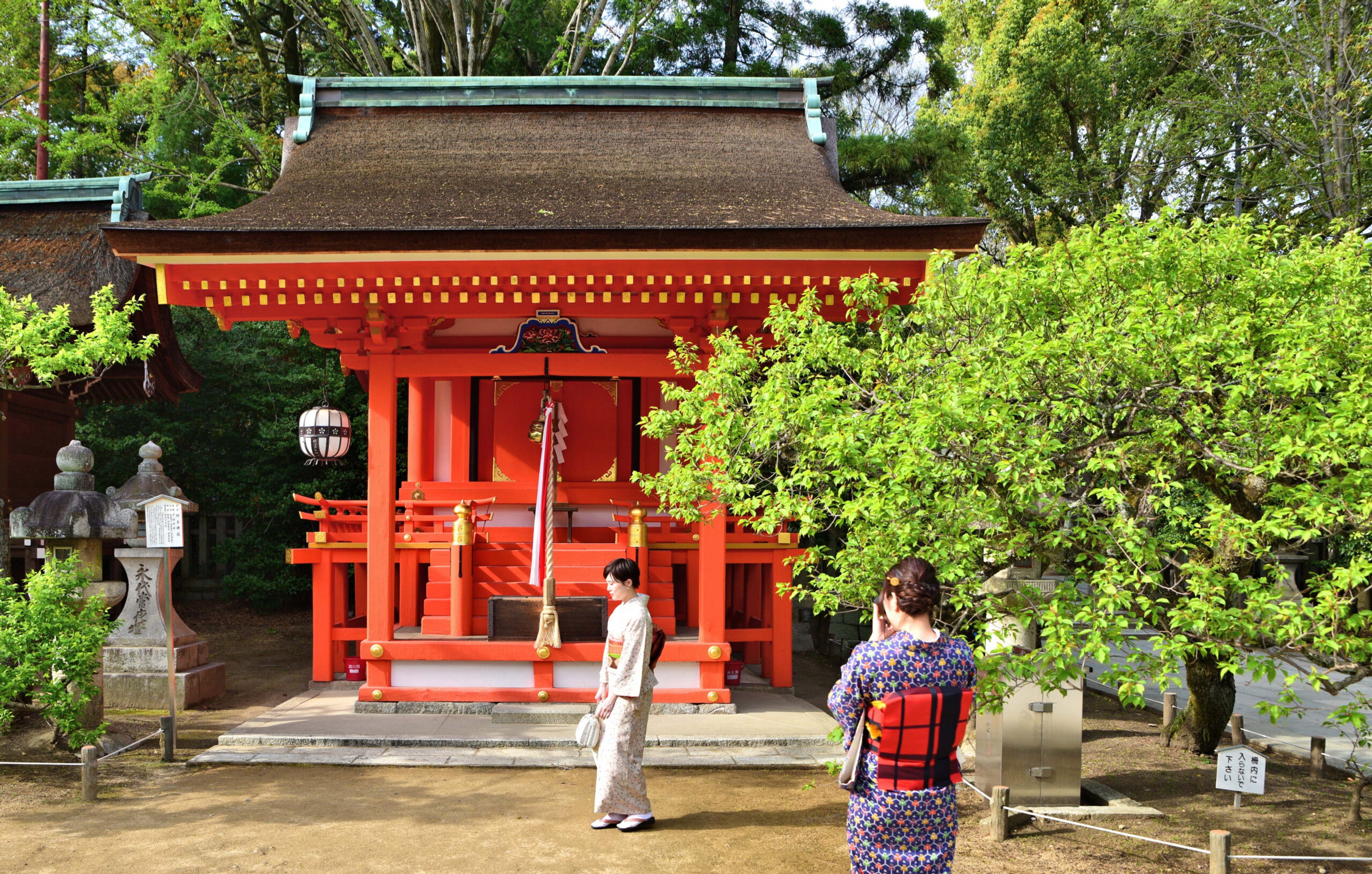 The Tadasu no Mori forest surrounds the Shimogamo Shrine in Kyoto. It is one of 17 UNESCO sites in this one-time capital of Japan./Photo by Ronan O'Connell for Silversea
