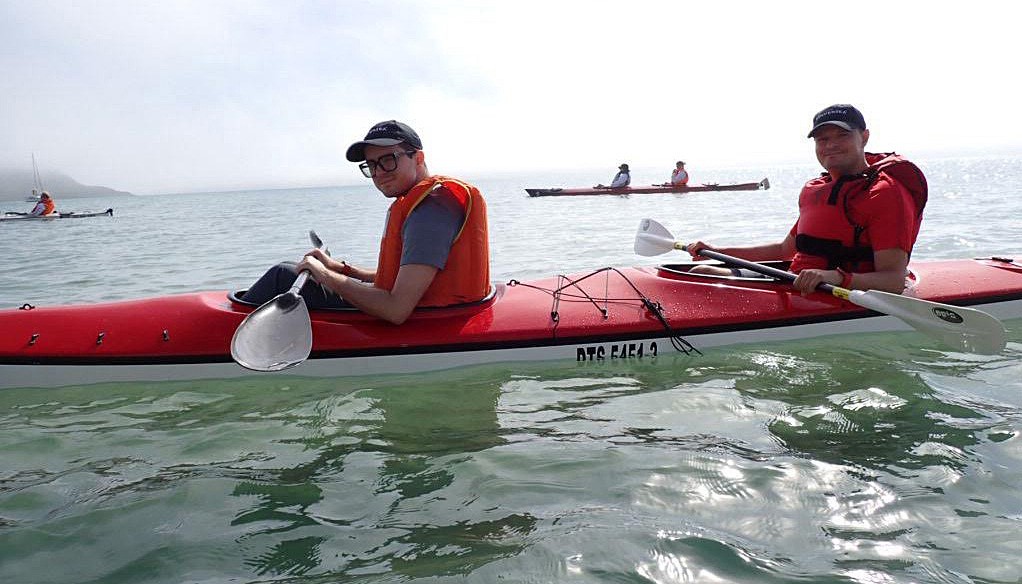 Johannes Bärenfänger, with his husband Orkan and their family, celebrated his milestone 30th birthday on Silver Cloud's inaugural Africa expedition cruise.
