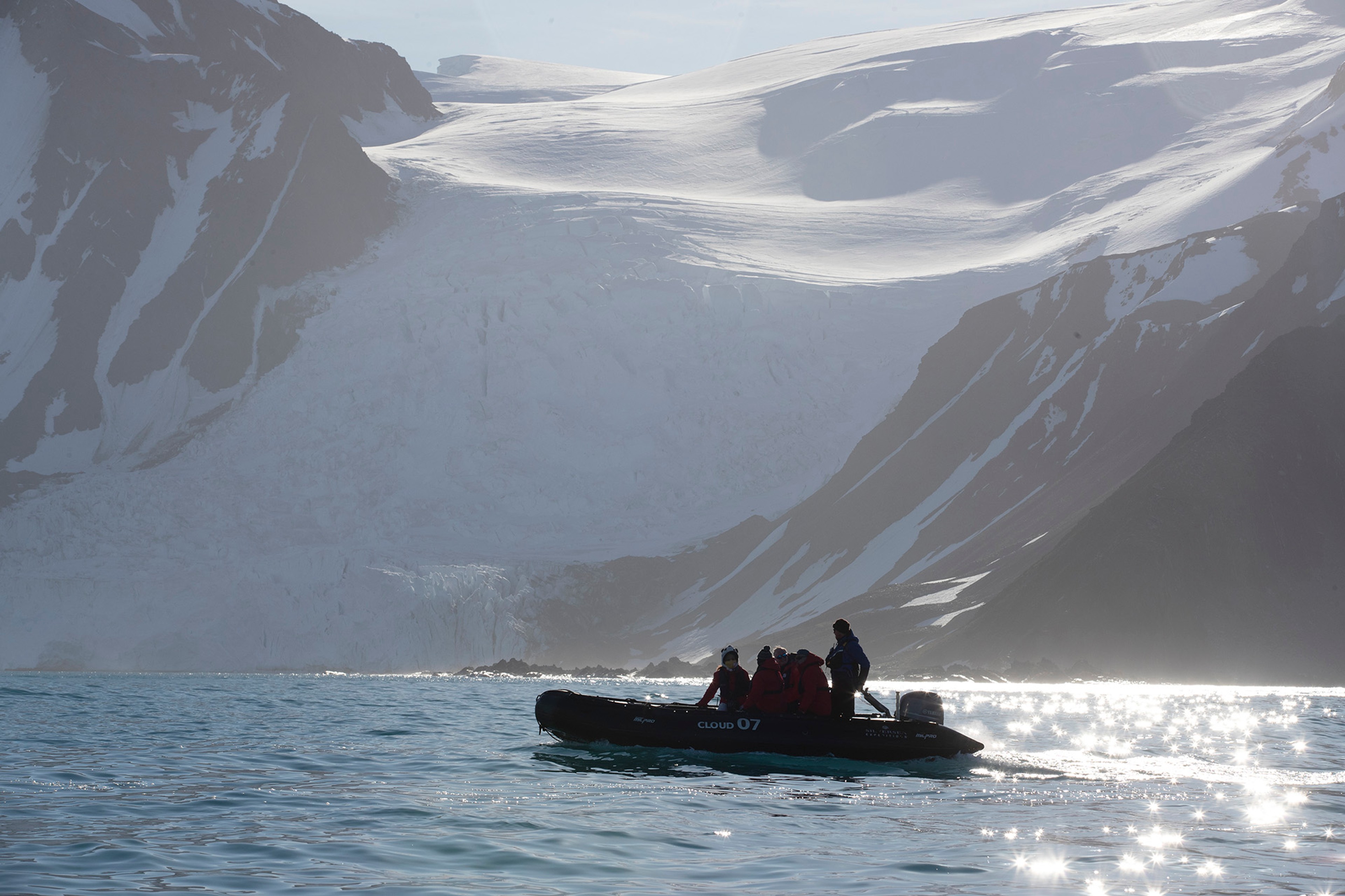 Zodiacs bring you closer to the authentic beauty of Antarctica./Lucia Griggi