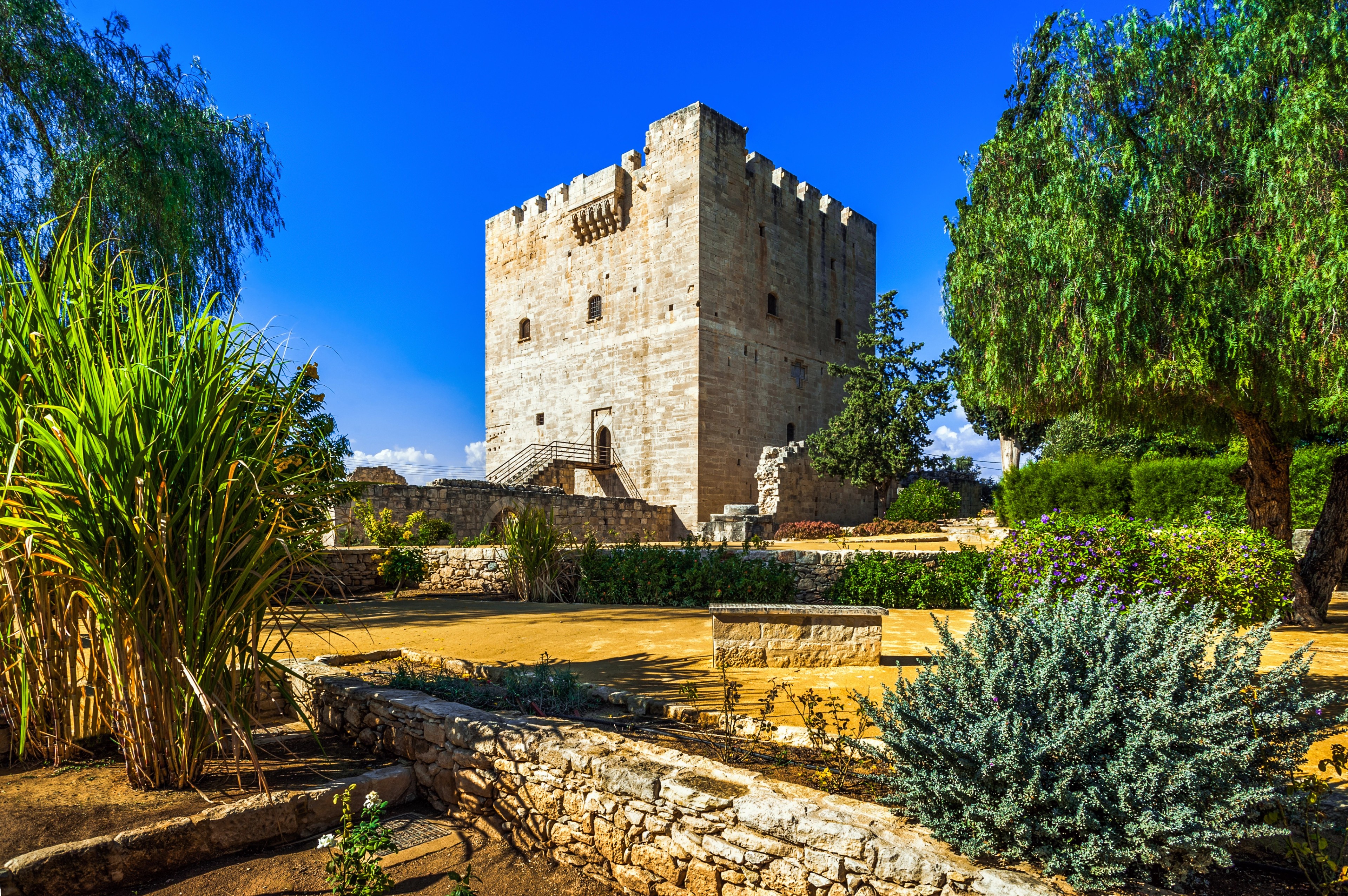 Kolossi Medieval Castle, one of the many historical attractions of Limassol./Shutterstock