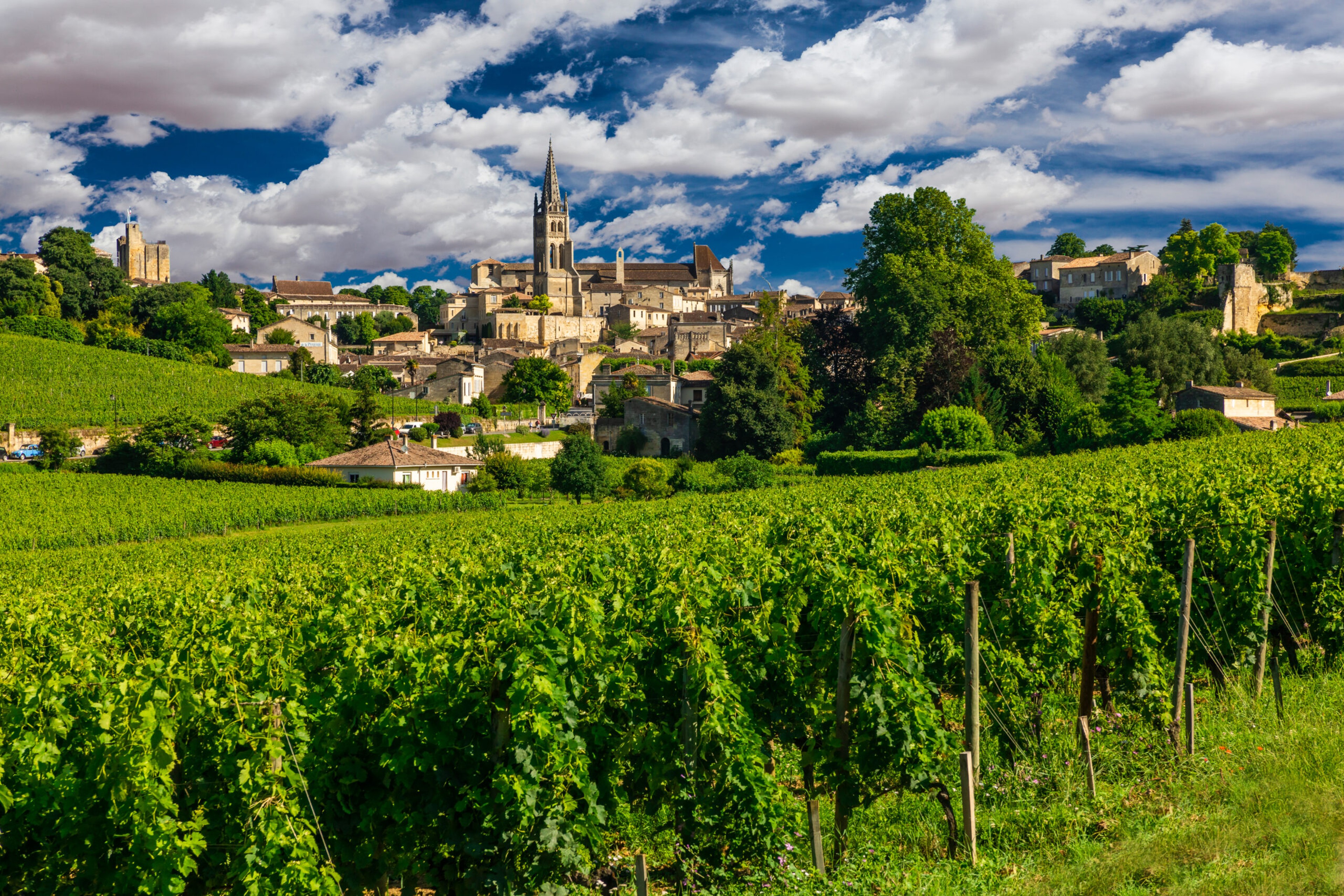 Saint-Emilion is one of the principal red wine areas of Bordeaux, France./Getty Images