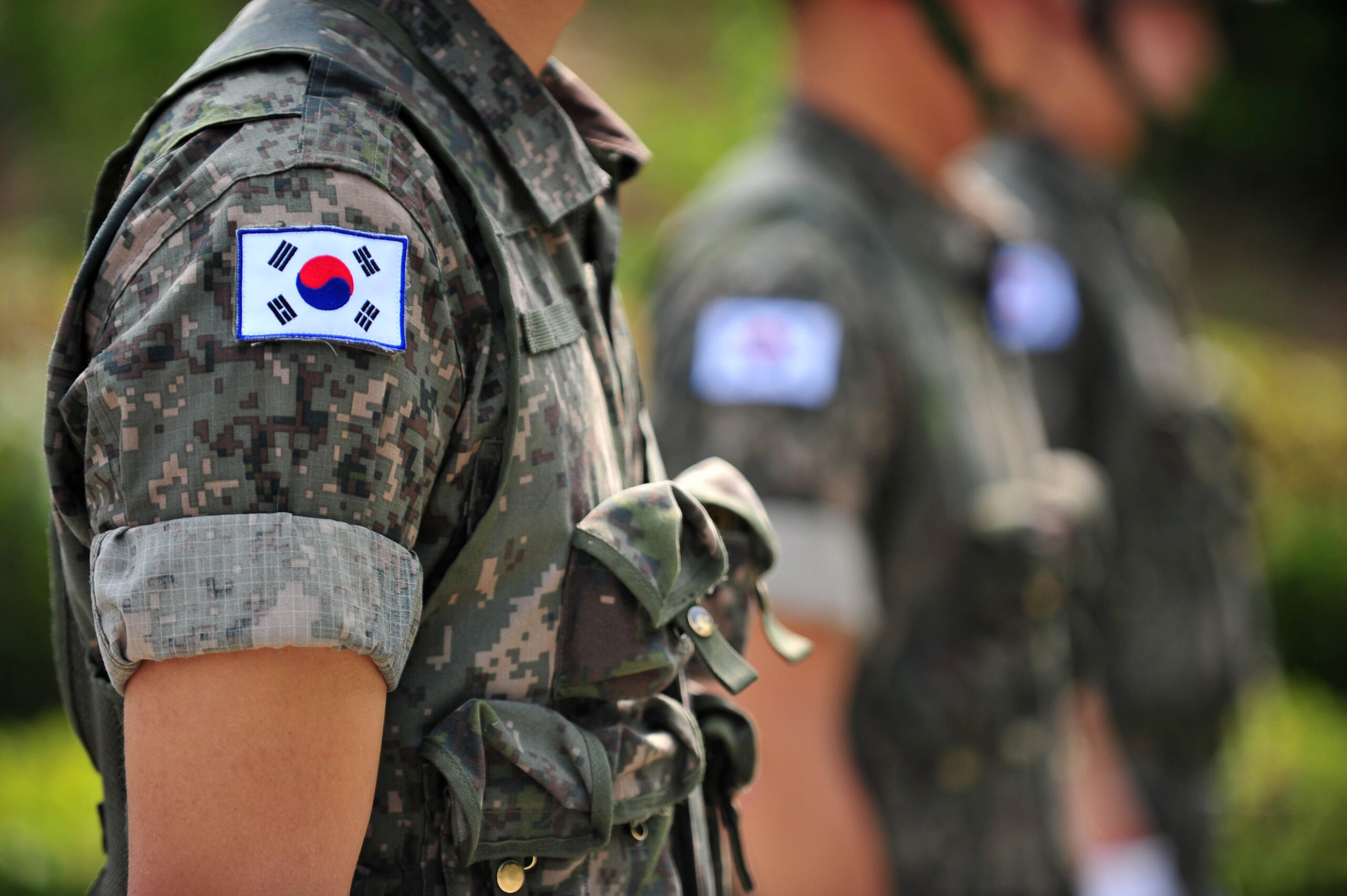 Able-bodied men must serve at least 18 months, military or social service, in South Korea./Getty images