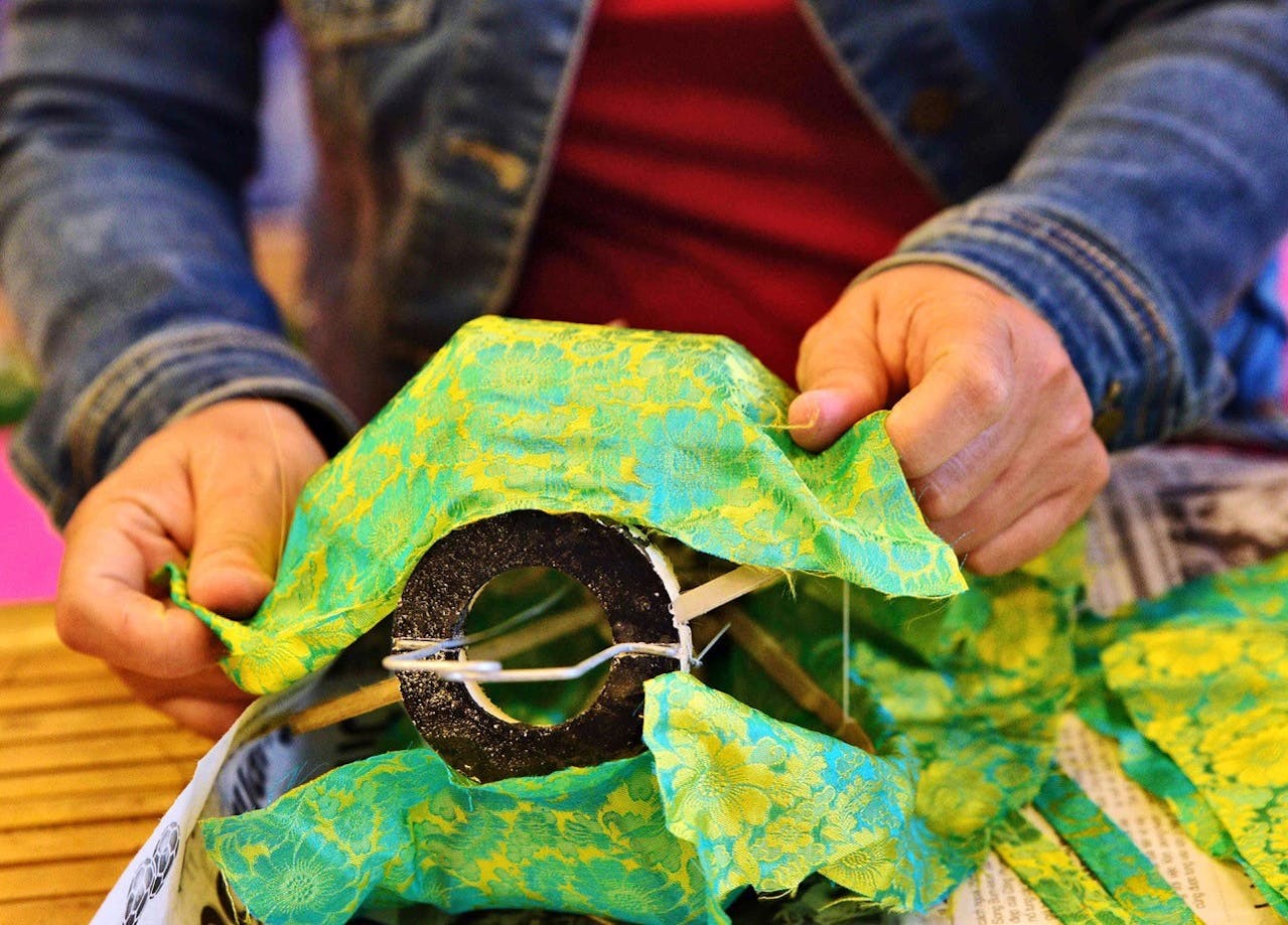 Traditional lanterns — both silk and paper — line the ancient streets of Hoi An in Vietnam./Ronan O'Connell