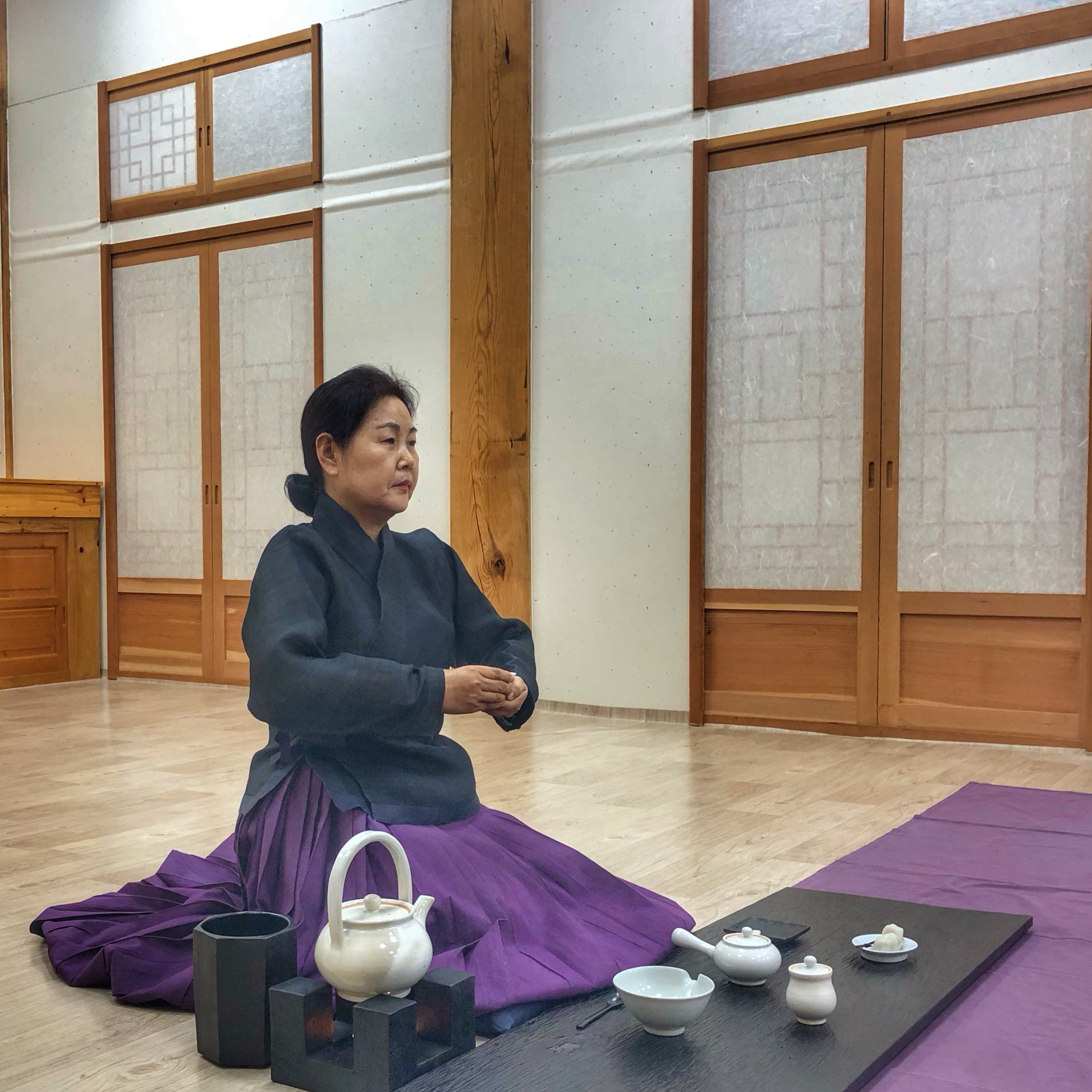 In Korea, the ceremony of tea (this one is at the Beomeosa Temple in Busan) reminds you to live in the moment./Silversea photo by Carolyn Spencer Brown
