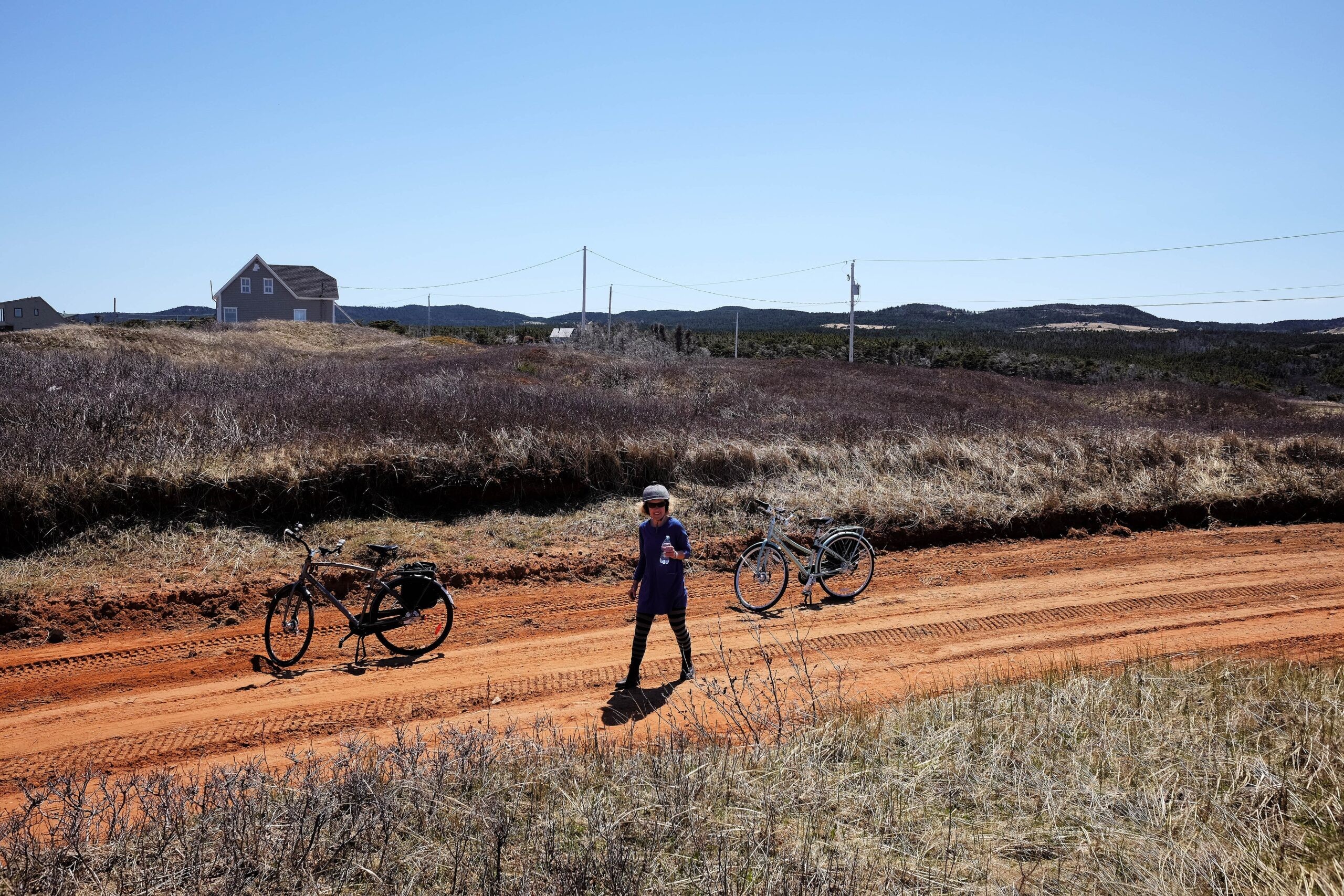 Biking gives you a closeup view of the islands, but beware the wind./Photo John Loach/Wikimedia Commons
