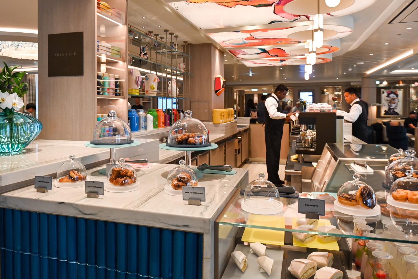 The Arts Cafe becomes the fulcrum of activity./Photo by David Swanson for Silversea