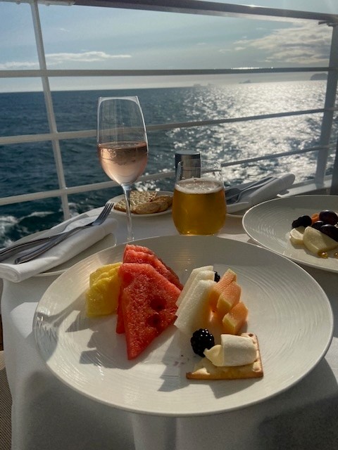 There's always a great view at sea on Silver Moon. Photo by Mary Morris