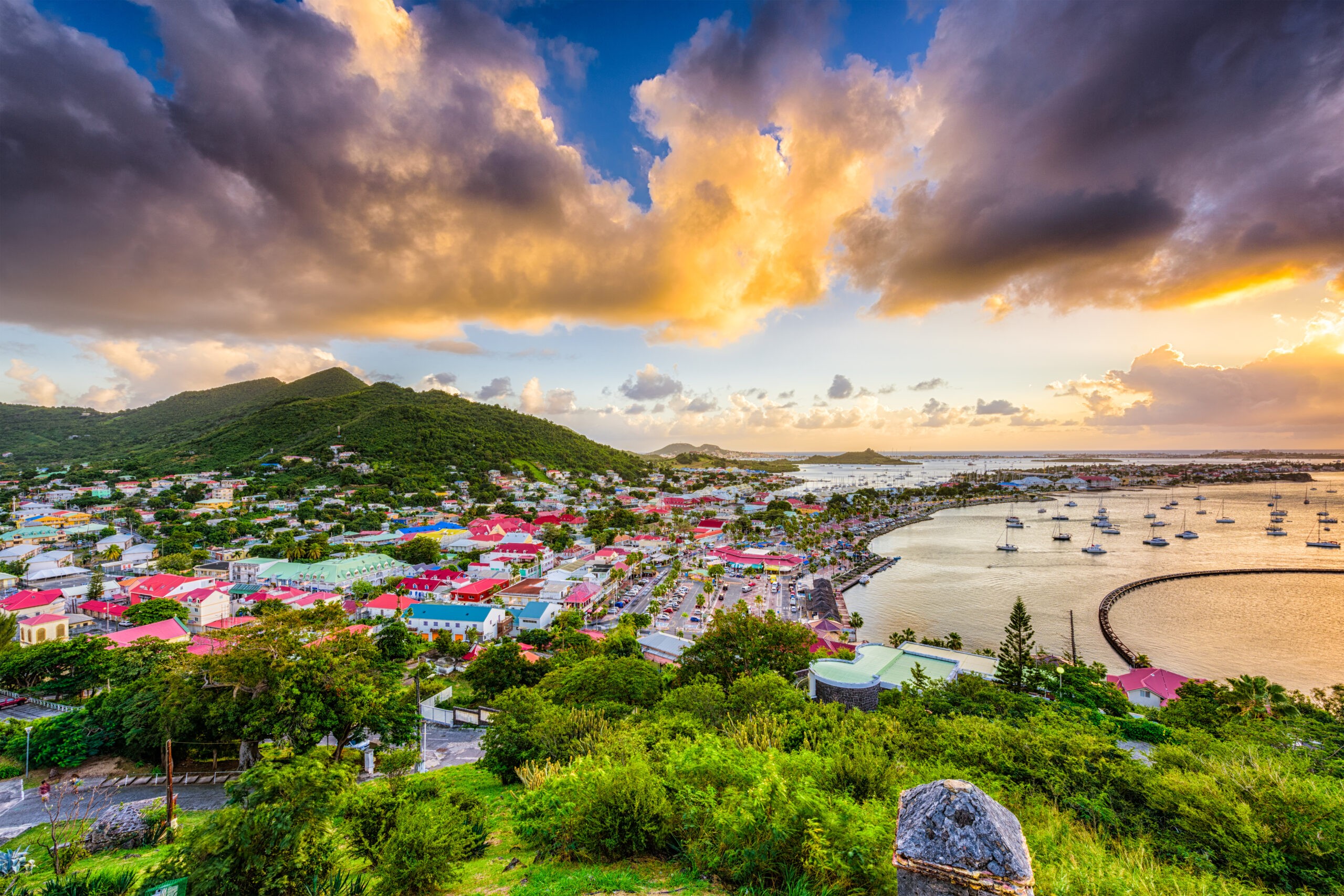 Marigot, Saint-Martin's capital, where French is widely spoken/Getty Images