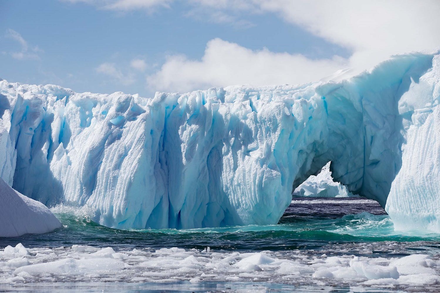 Breathtaking ice formations characterize Cierva Cove./Lucia Griggi