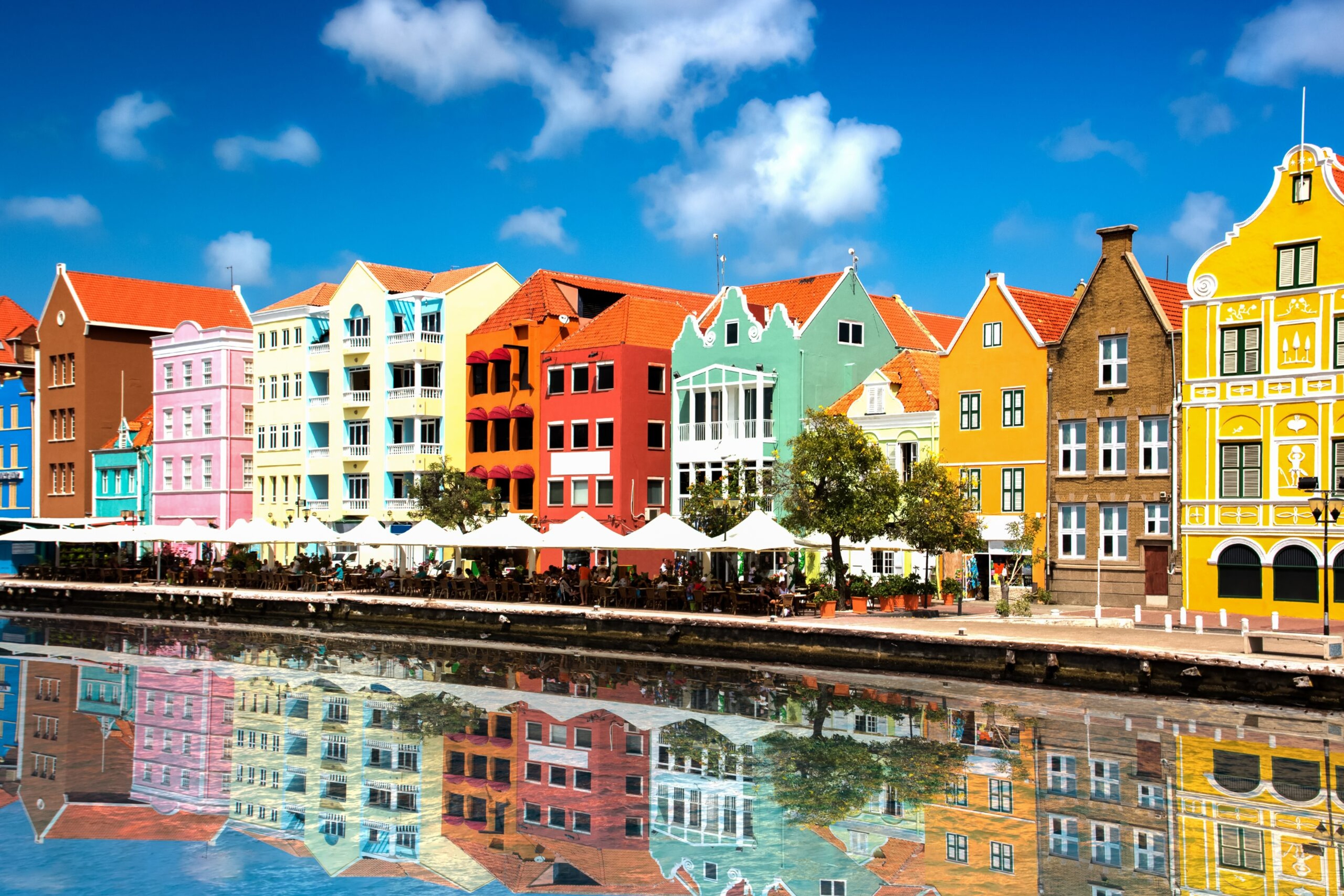 Curaçao feels very Dutch, especially the architecture in the capital, Willemstad./Shutterstock
