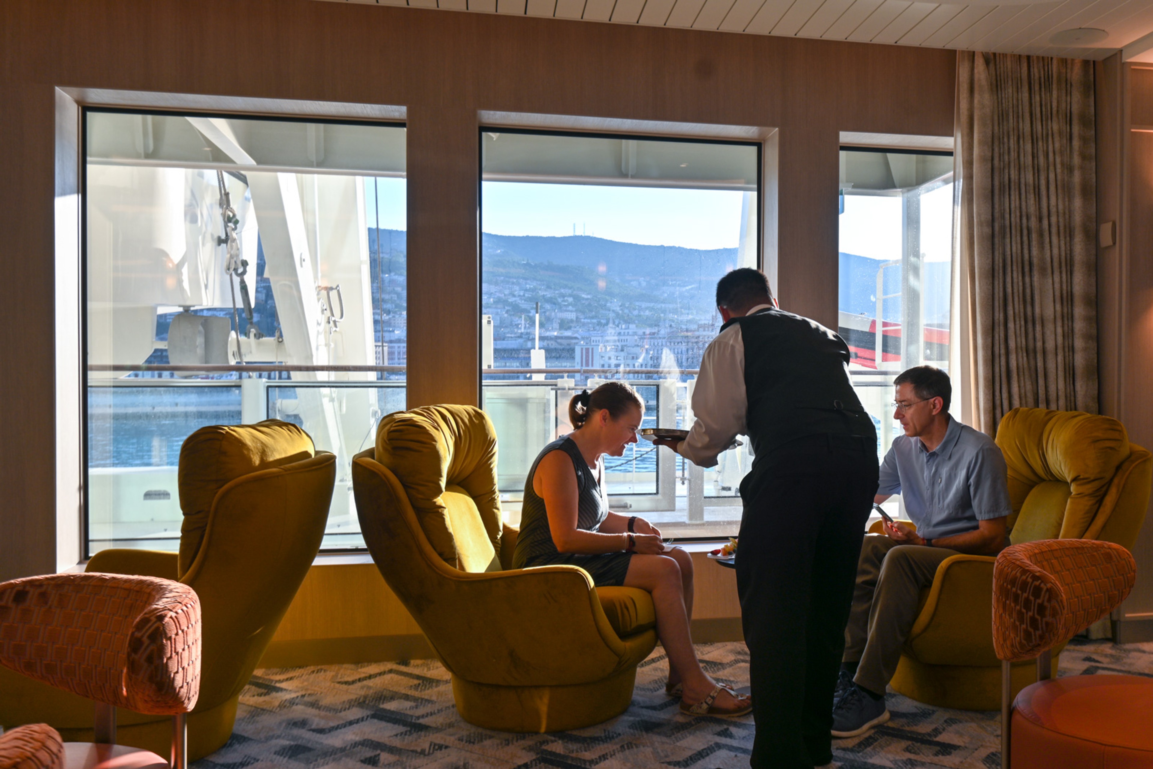 The Arts Cafe on Silver Nova is the heart of the ship. Photo by David Swanson