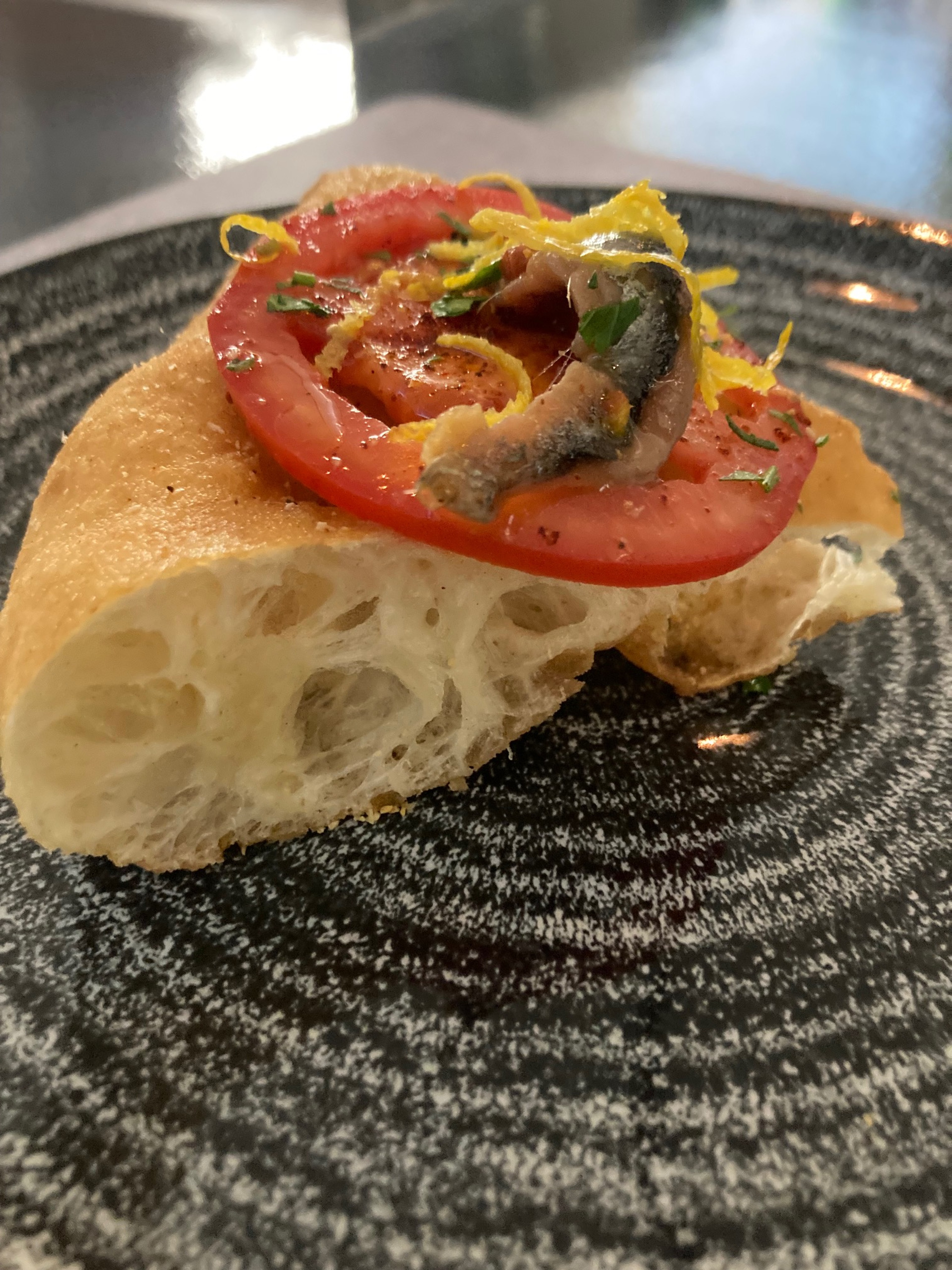 Franco Pepe's famous pizza dough is light, custardy and delicious./Laura Lazzaroni