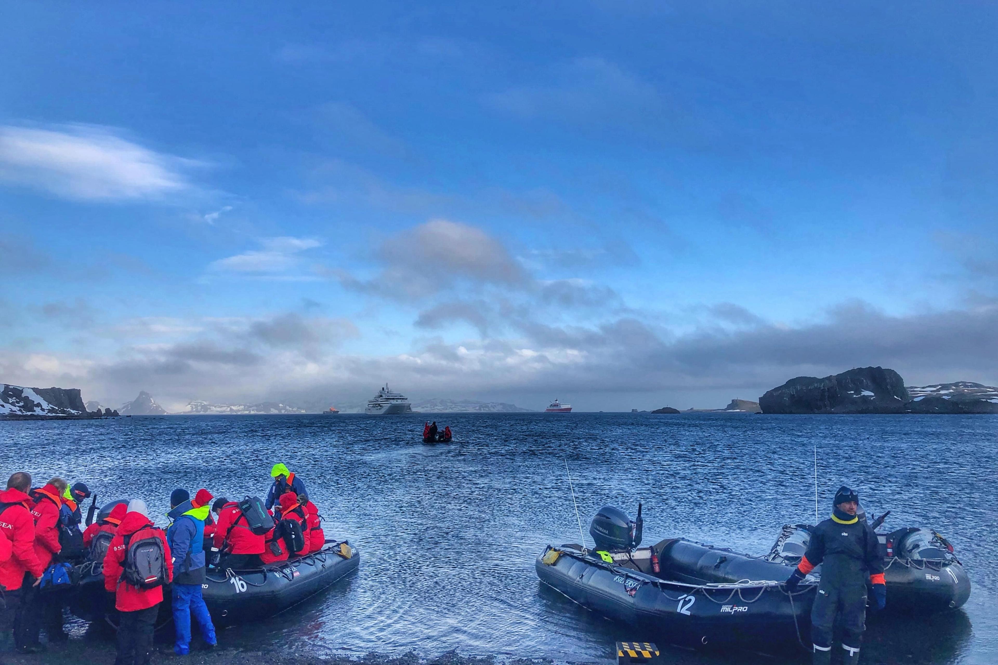 On an Antarctica Fly Cruise, your expedition starts immediately upon landing on King George Island