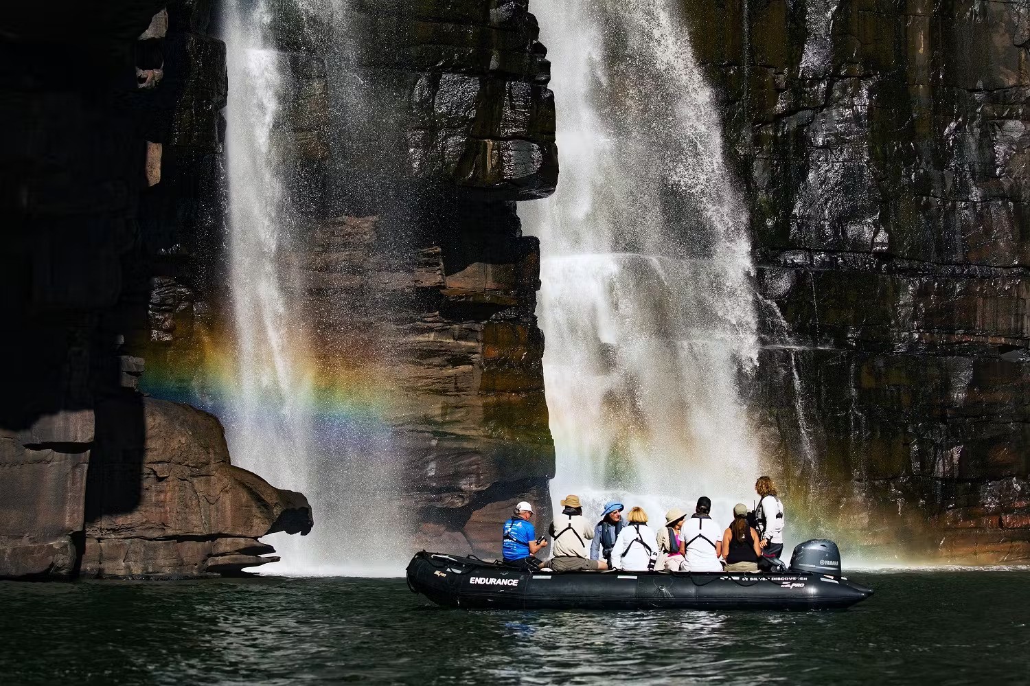 Zodiacs can get you closer to the places that demand a closer look, with or without disembarking as in the Kimberley in Western Australia./Silversea photo