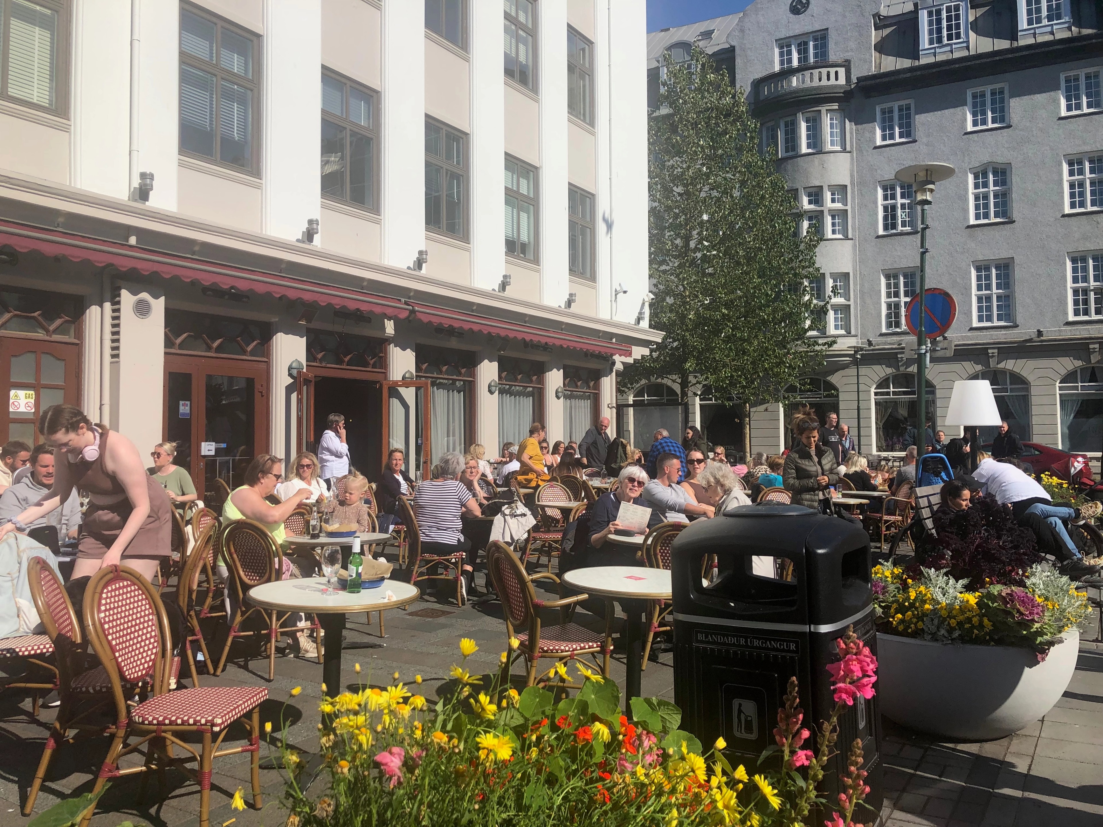 Iceland's cafe scene is vibrant in summer. Photo by Carolyn Spencer Brown