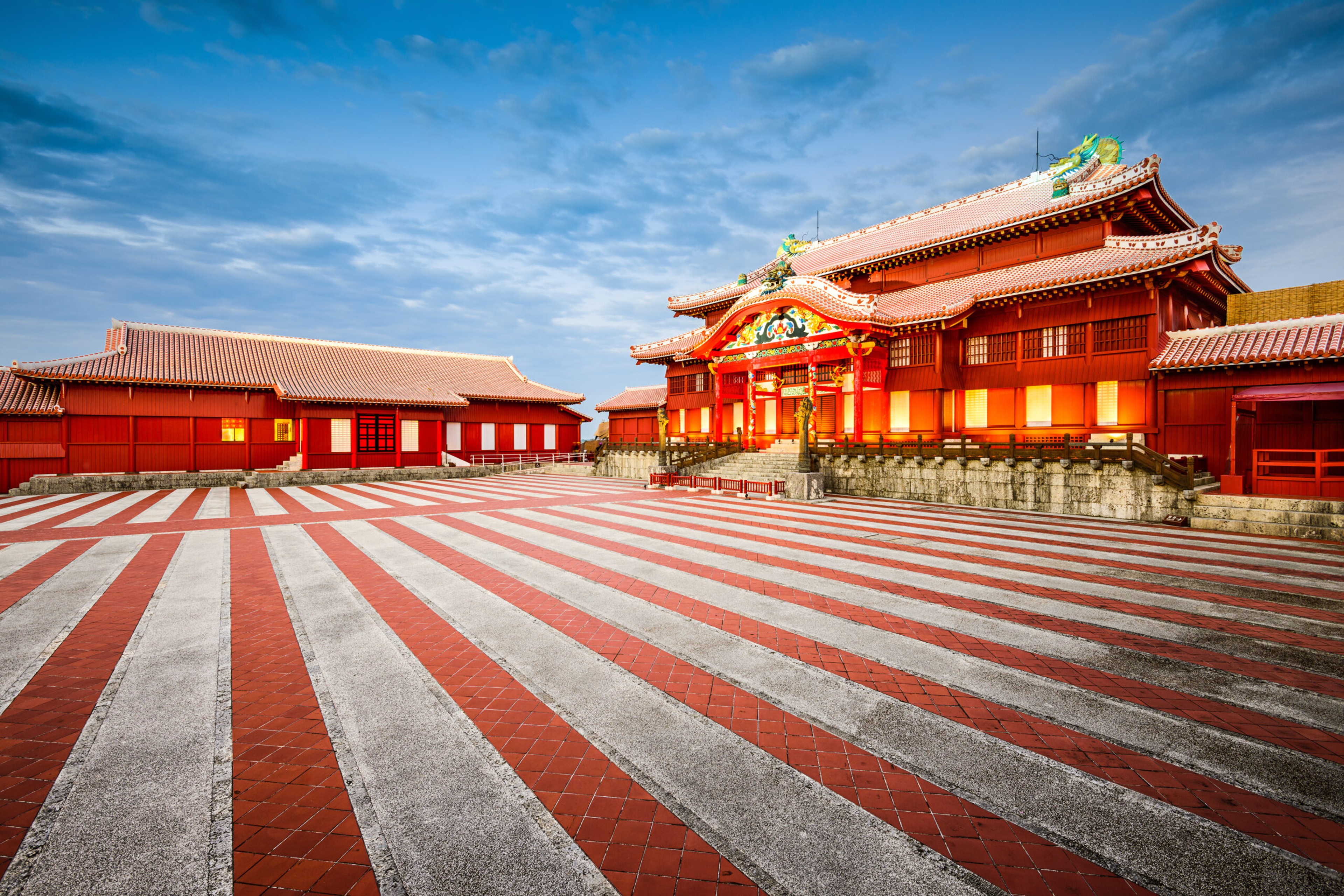 Shuri Castle September 2019. The castle was damaged by fire the next month, and restoration work continues./Shutterstock